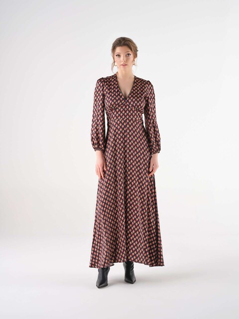 Imagem 0 de Vestido Comprido com Estampado