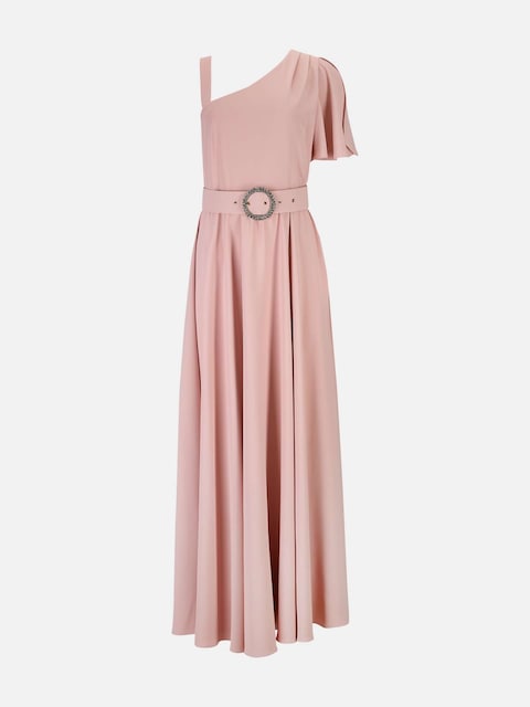 Imagem 0 de Vestido Comprido com Manga Assimétrica