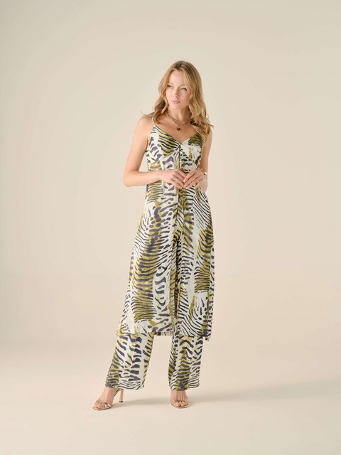 Imagem 0 de Top Comprido com Animal Print