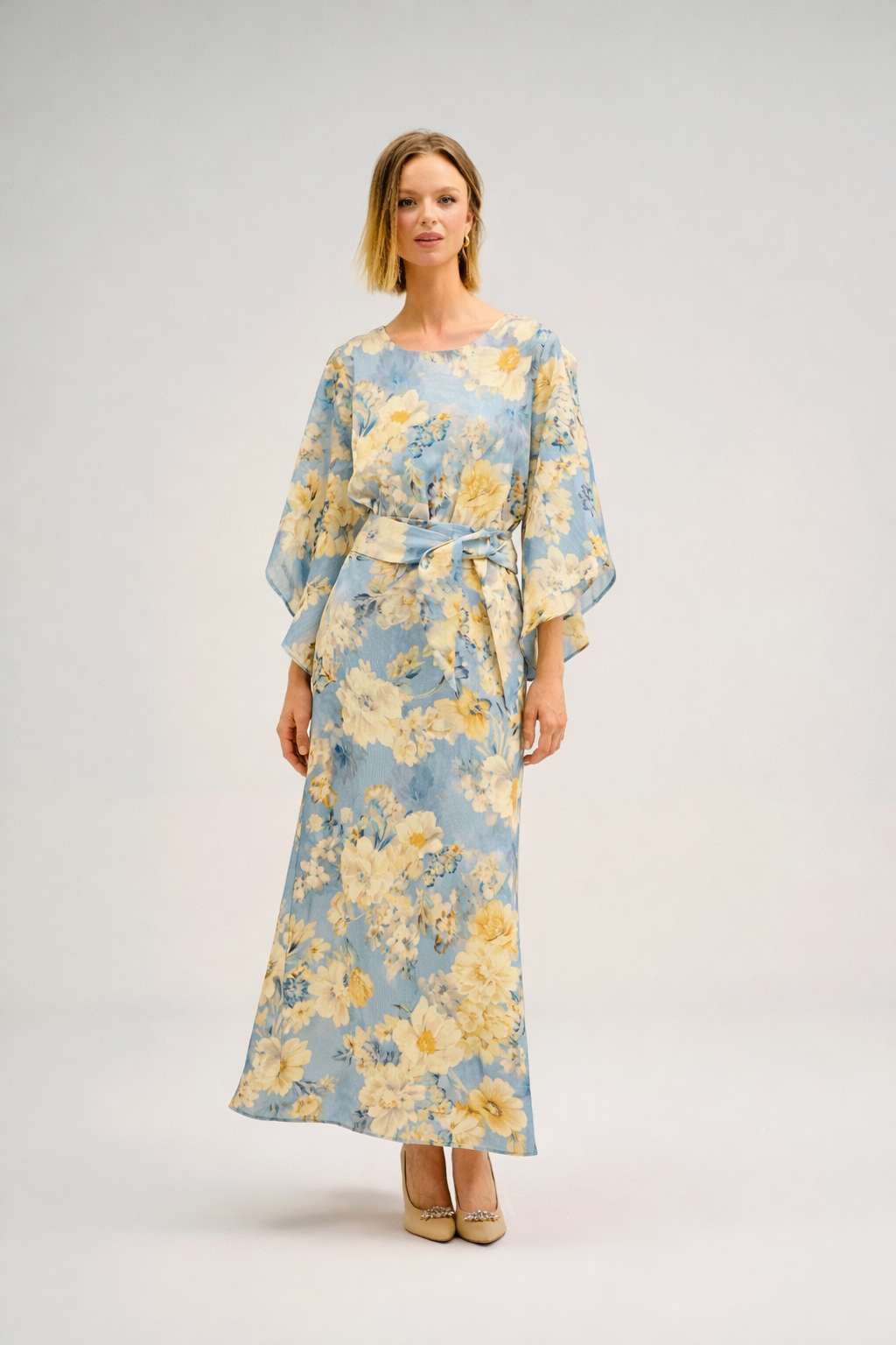 Imagem 0 de Vestido Comprido com Estampado Floral