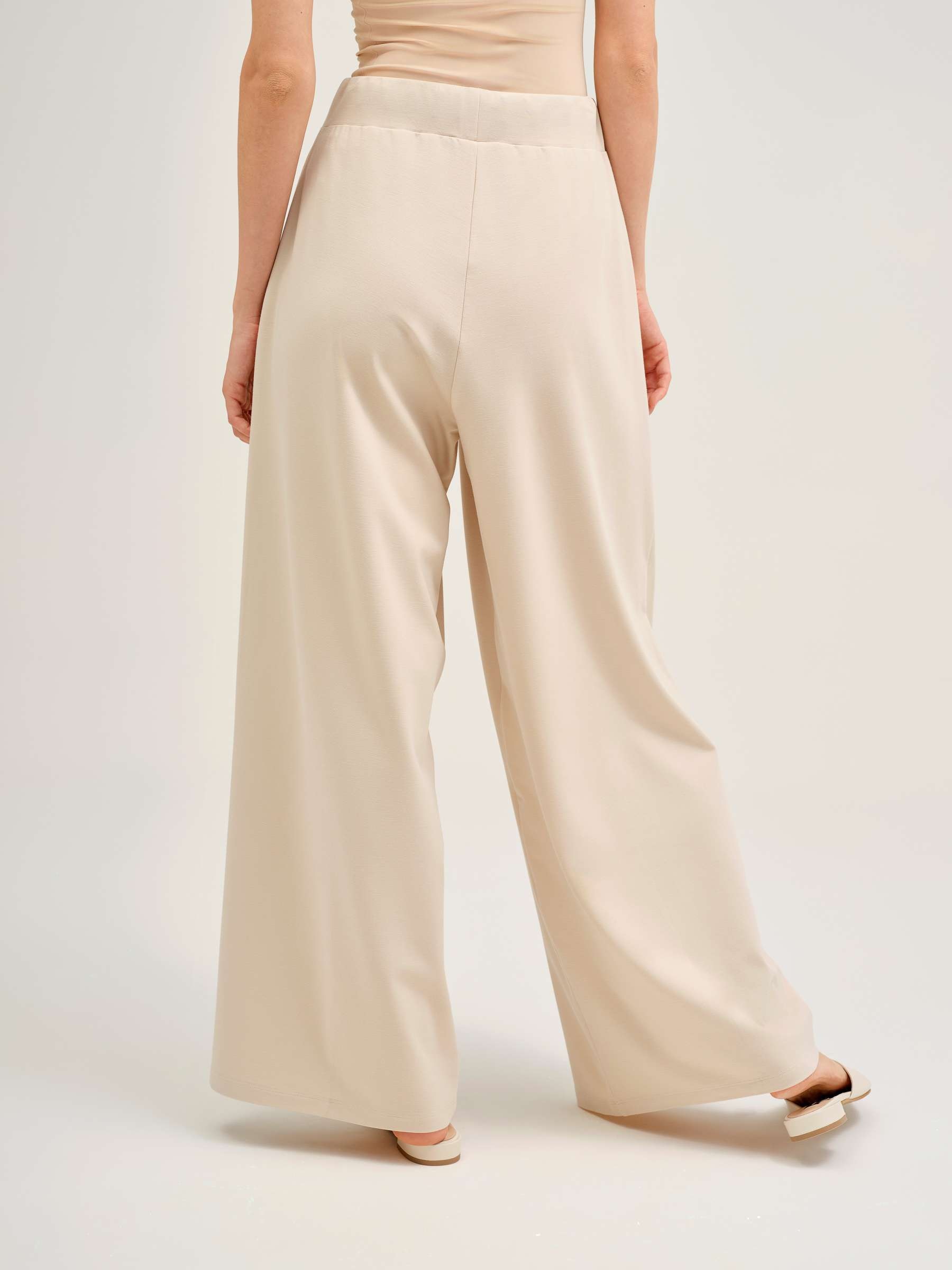 Calça Jogger Reta Creme-2