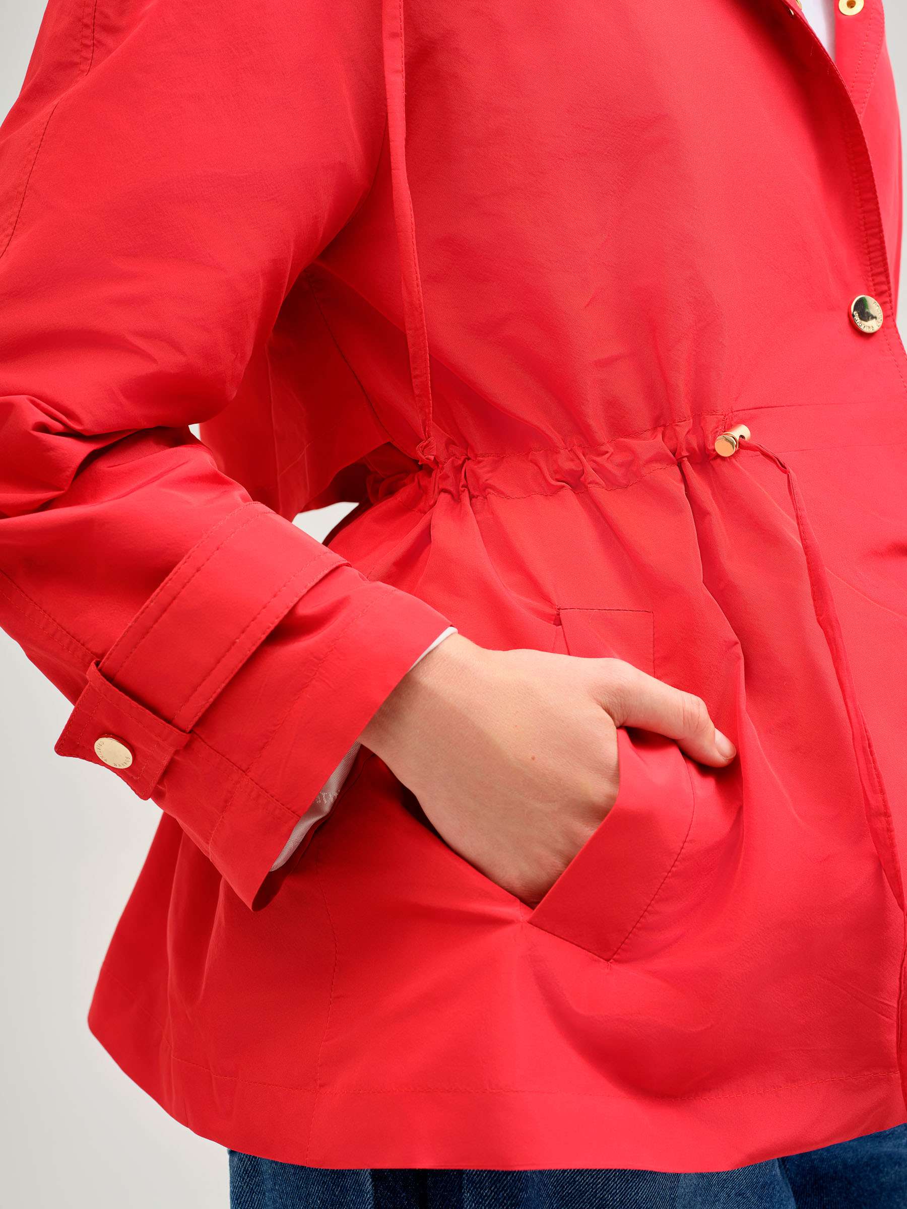 Parka com Capuz Vermelho-3