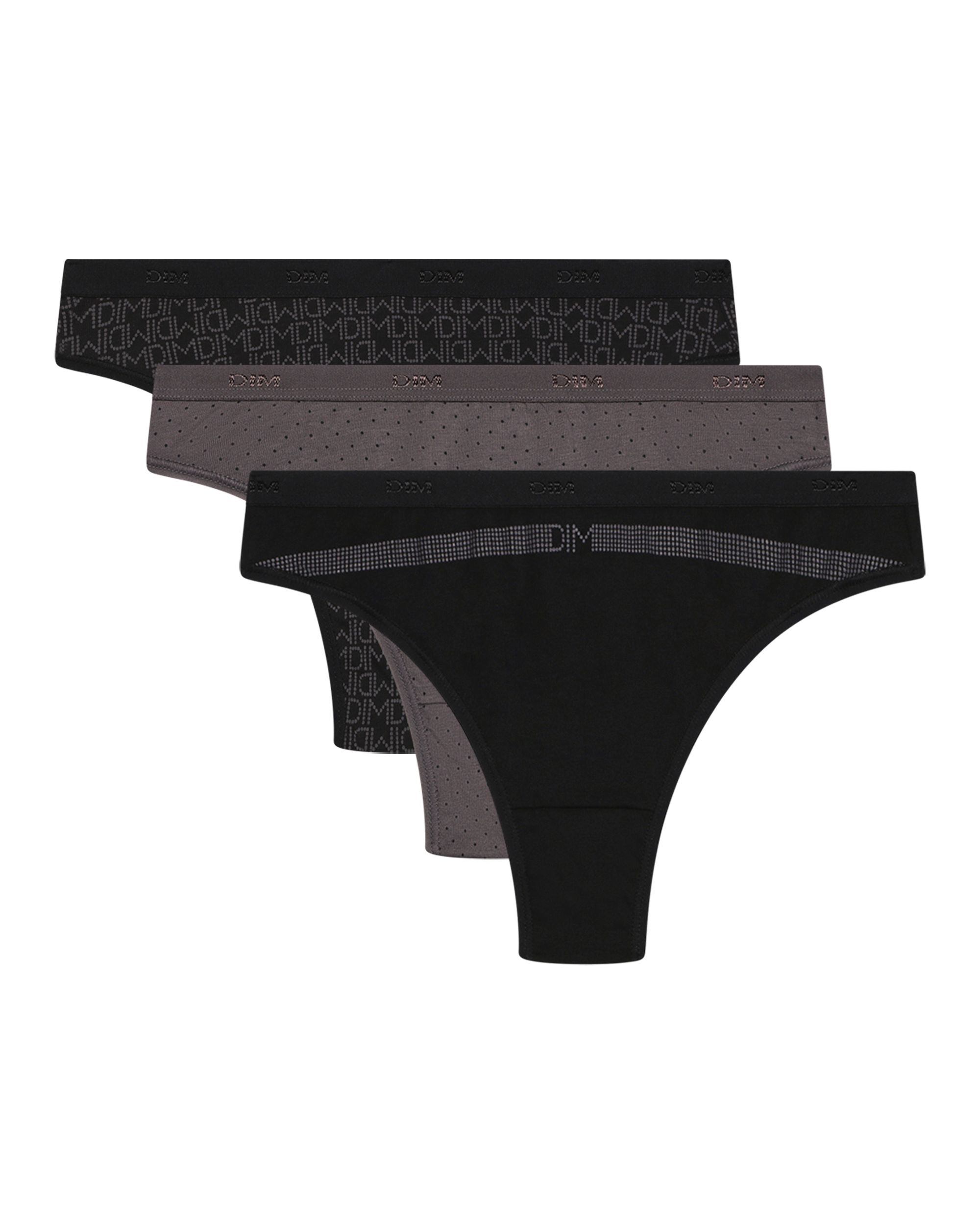 Pack de 3 Tangas de Algodão Elástico Estampadas Multicolor-4
