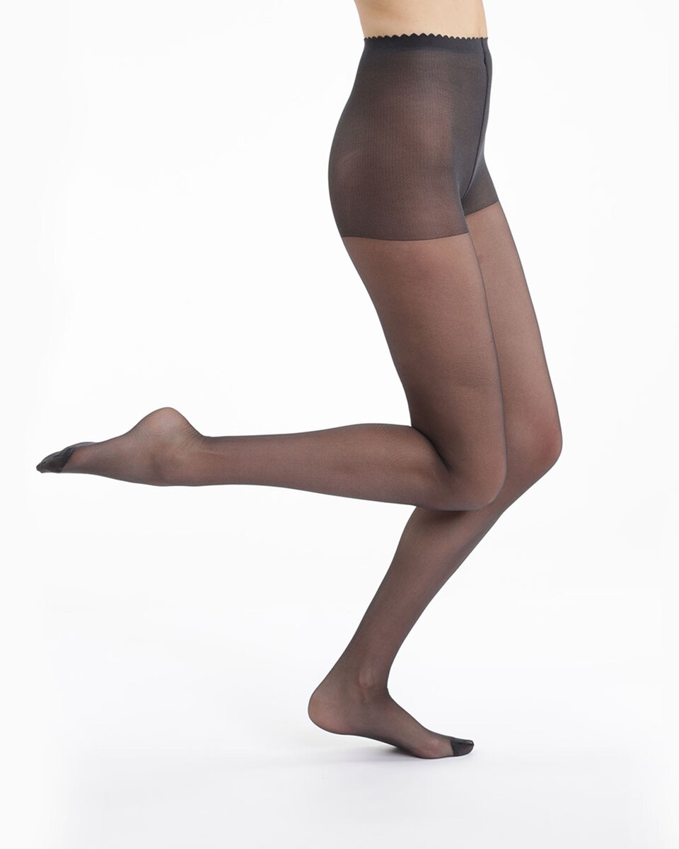 Collant Opaco Body Touch sem Demarcação Efeito Segunda Pele Preto-2