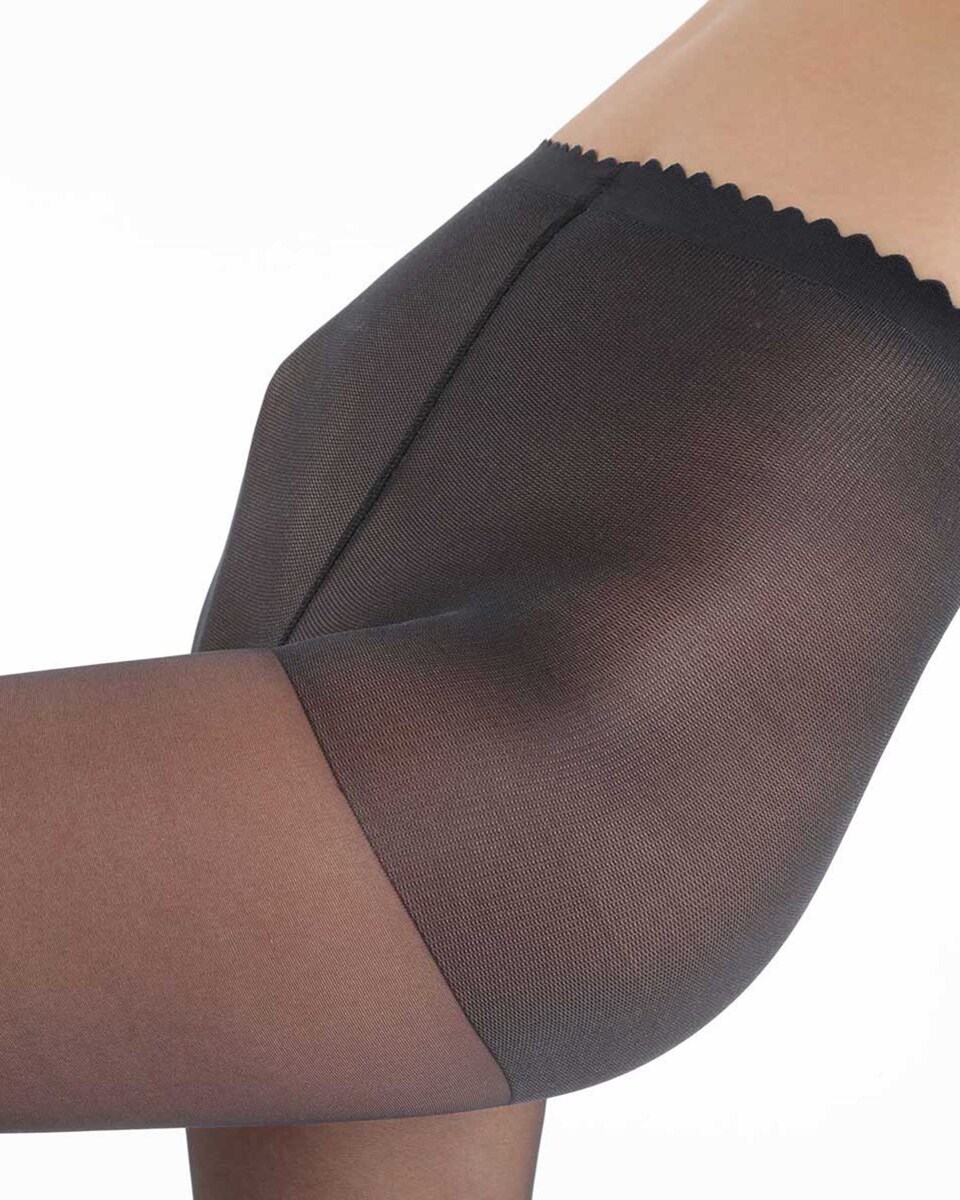 Collant Opaco Body Touch sem Demarcação Efeito Segunda Pele Preto-3