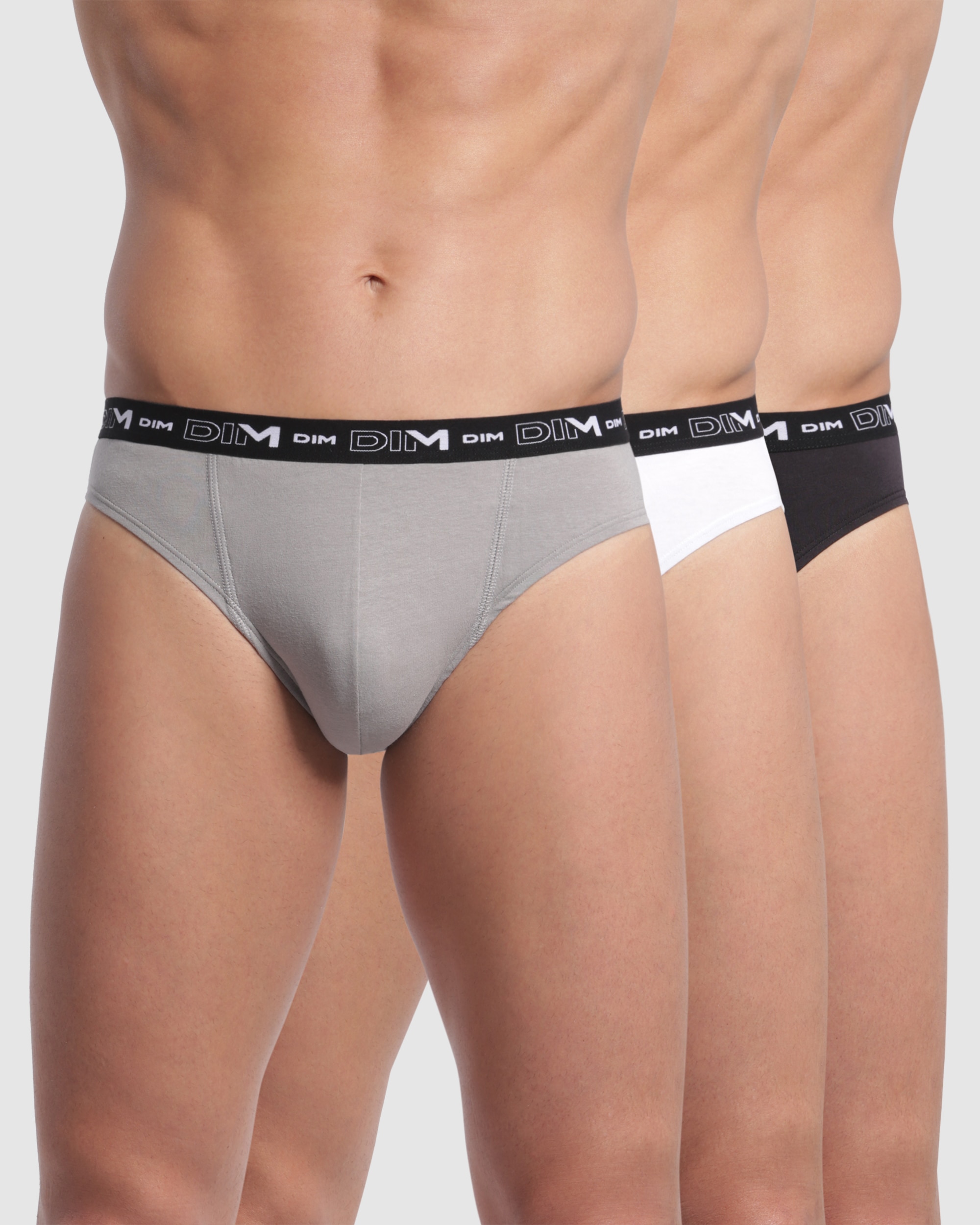 Pack de Três Slips de Algodão Elástico Multicolor-1