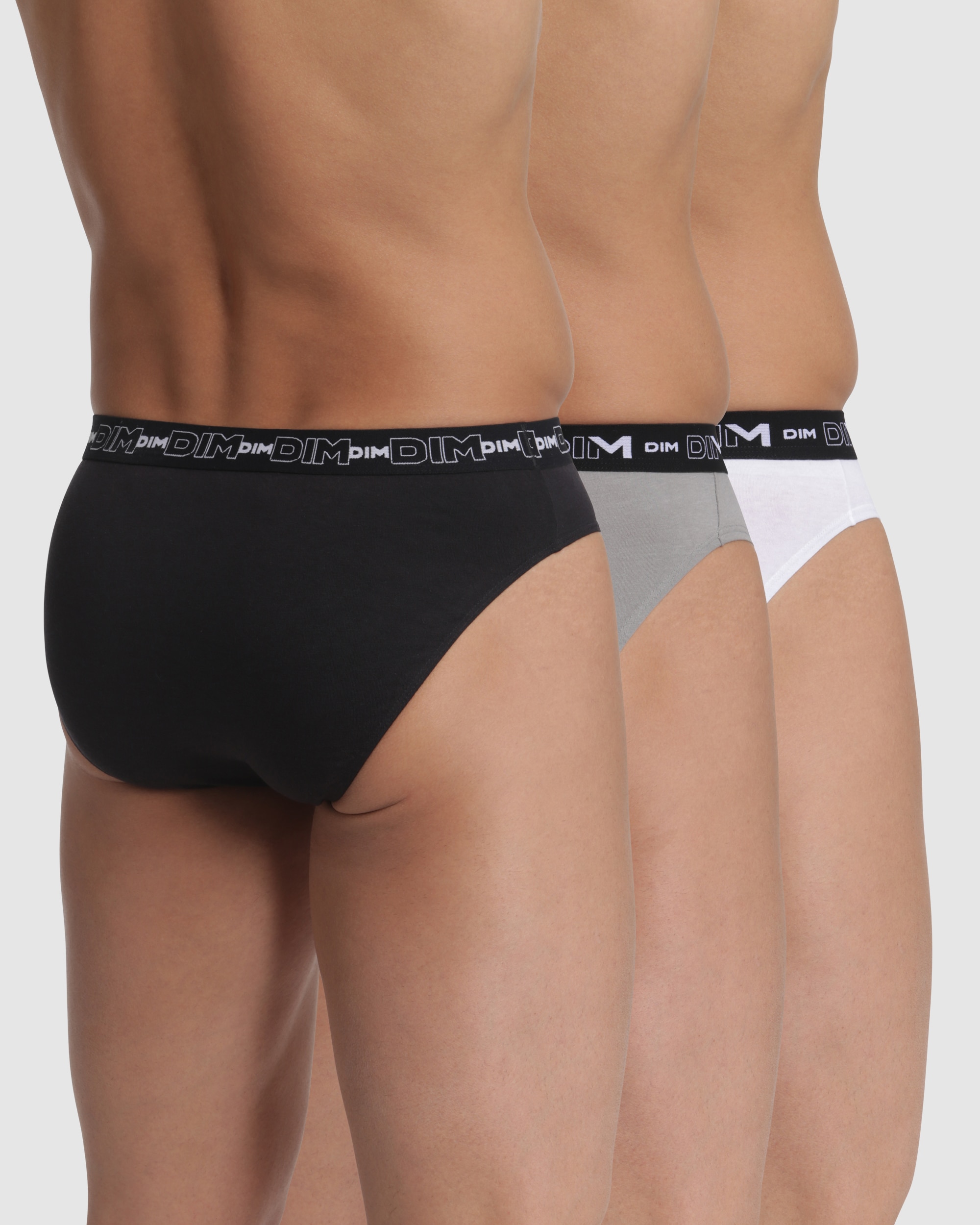 Pack de Três Slips de Algodão Elástico Multicolor-2