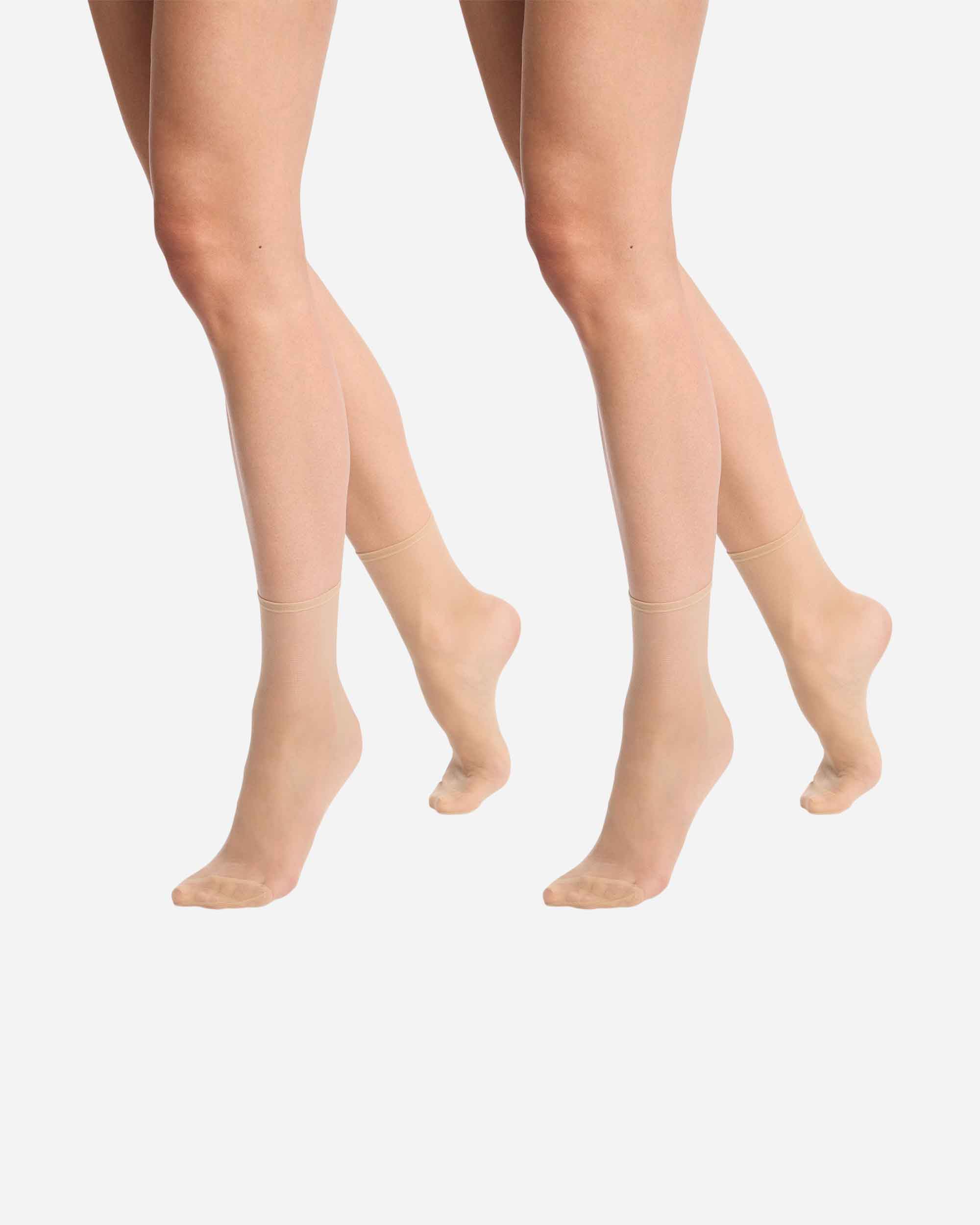 Imagem 0 de Pack de 2 Meias Pelo Tornozelo Transparentes