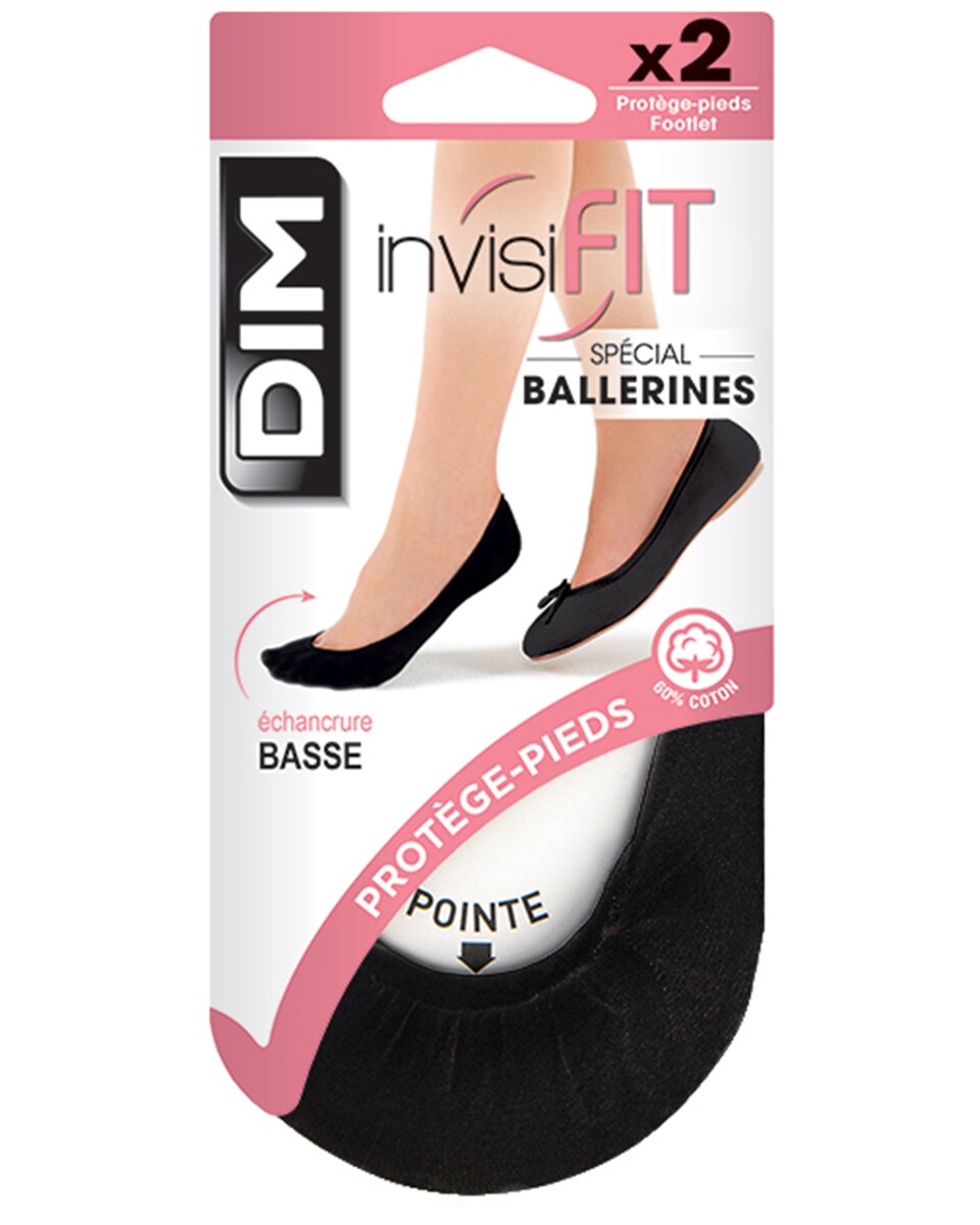 Pack de Dois Salvapiés Transpiráveis Preto-1