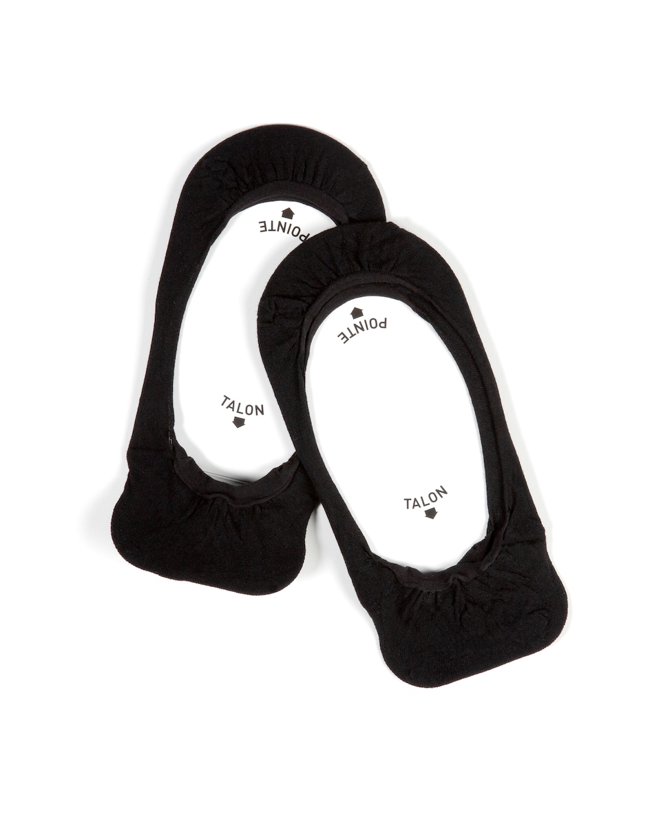 Pack de Dois Salvapiés Transpiráveis Preto-2