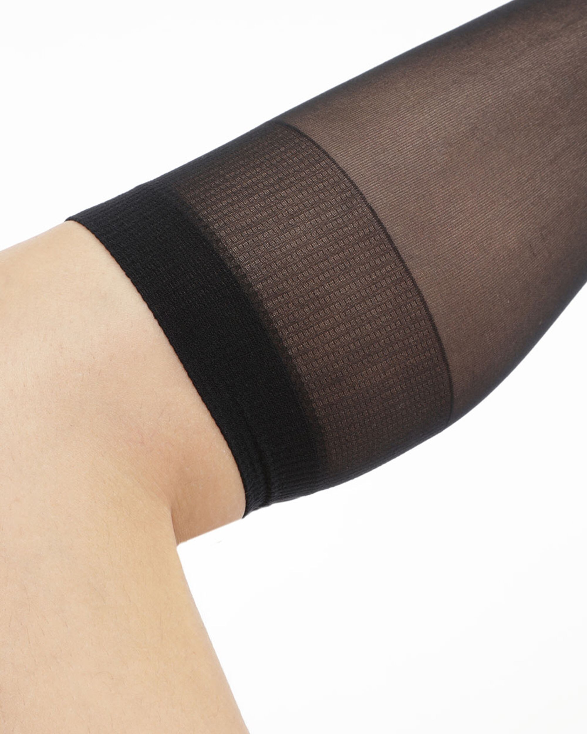 Pack de 4 Mini Meias Transparentes de Poliamida Preto-4