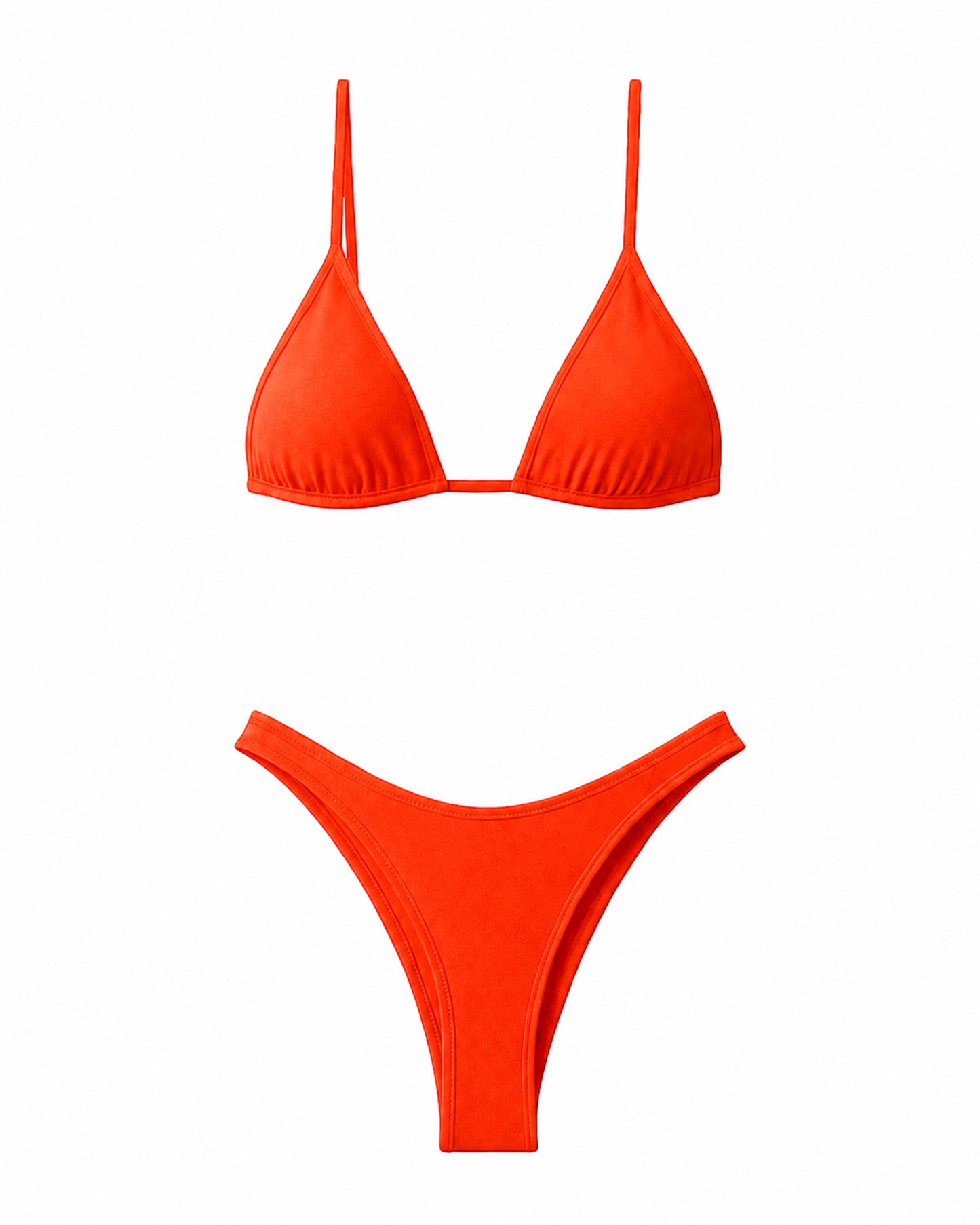 Imagem 0 de Bikini Triângulo Poliamida Reciclada Laranja