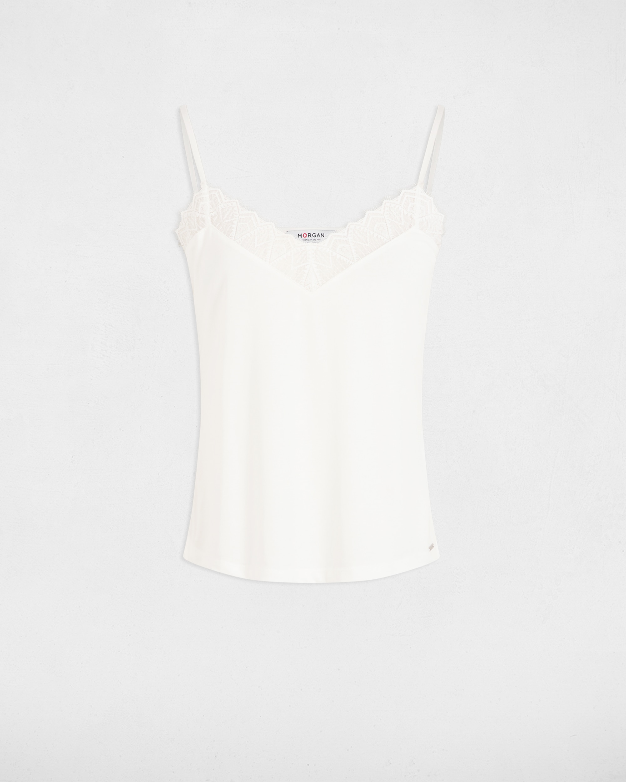 Top com Renda Marfim-2