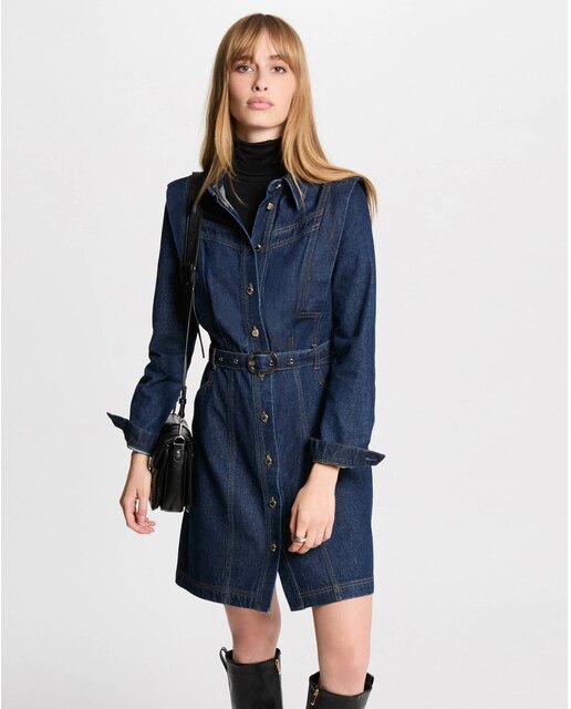 Imagem 0 de Vestido Ajustado Jeans