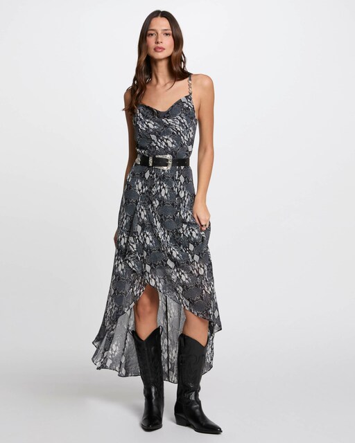 Imagem 0 de Vestido Estampado de Alças