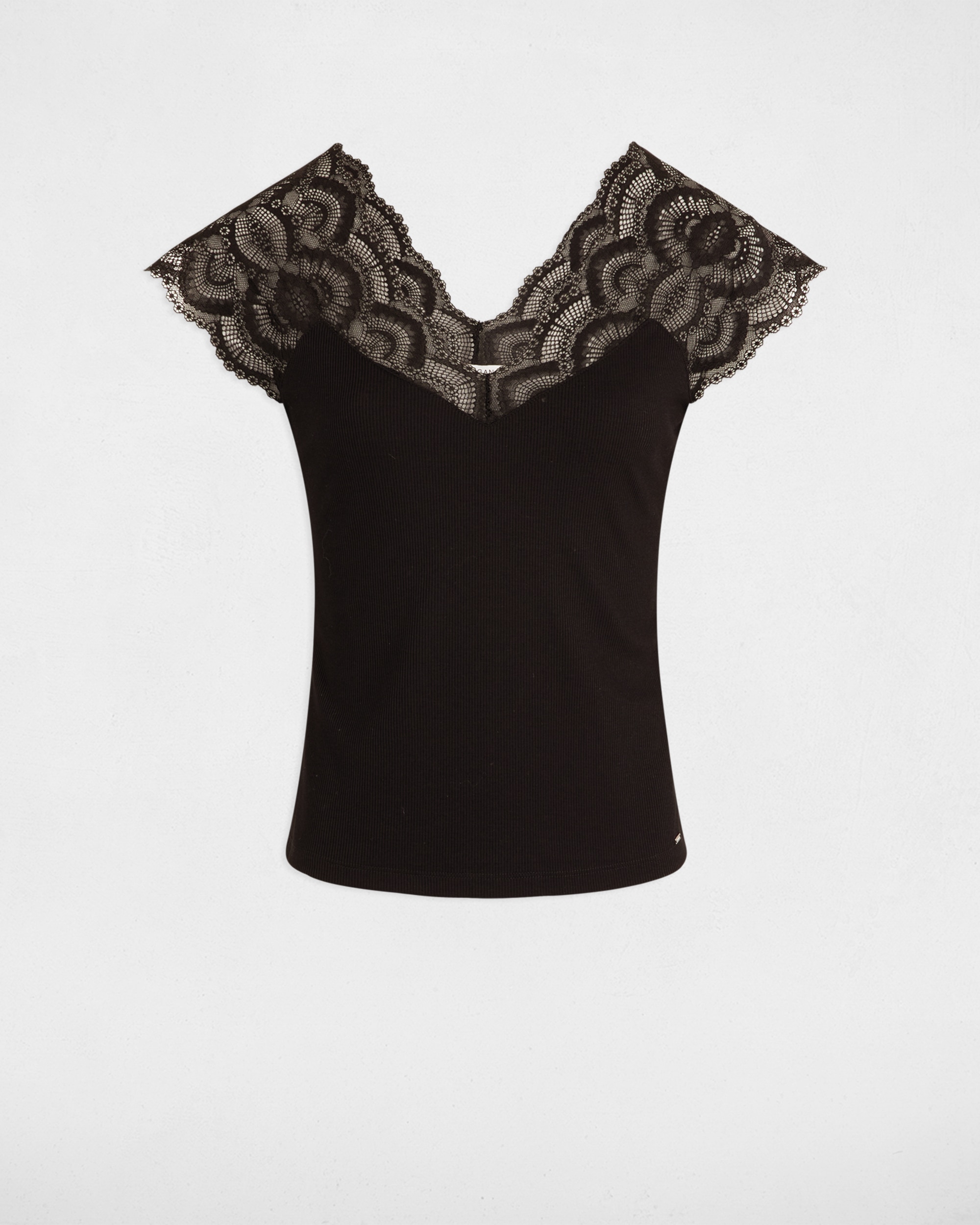 T-shirt de Manga Curta Preto-3