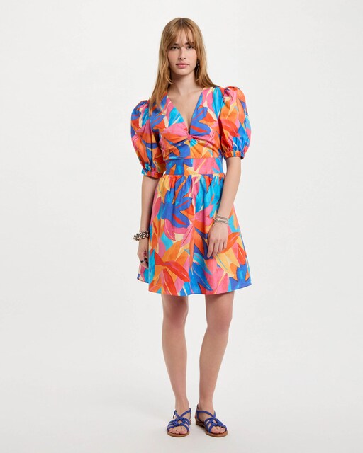 Imagem 0 de Vestido Evasé Estampado