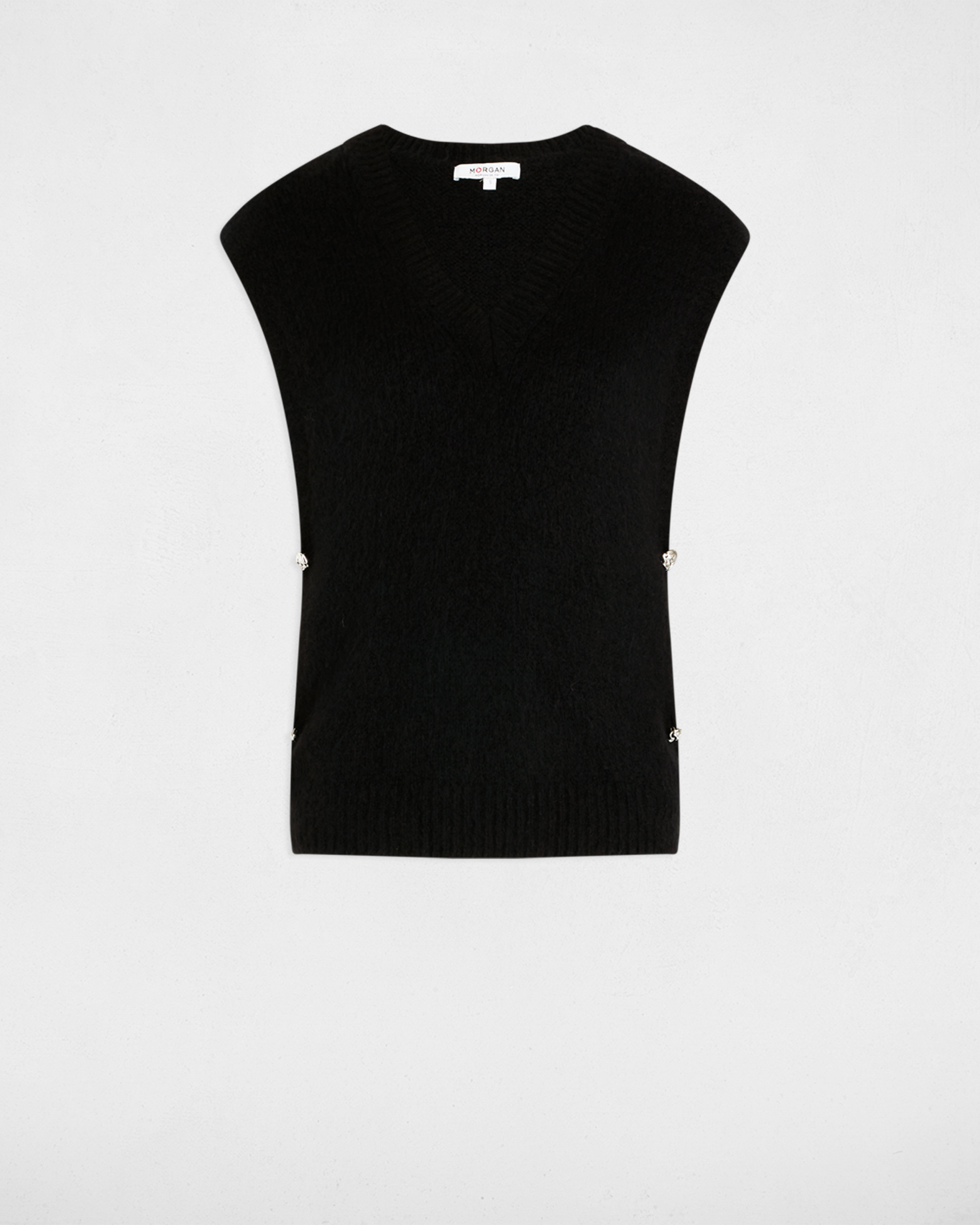 Camisola sem Mangas Preto-2