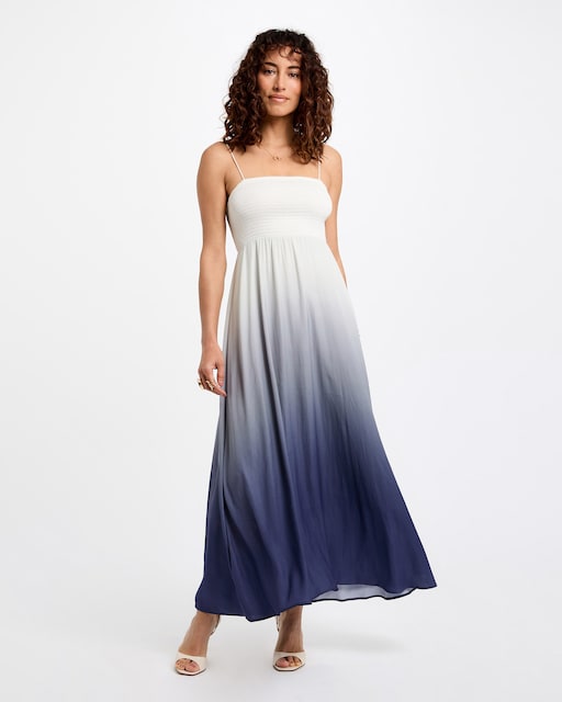 Imagem 0 de Vestido Comprido com Corte a Direito Folgado