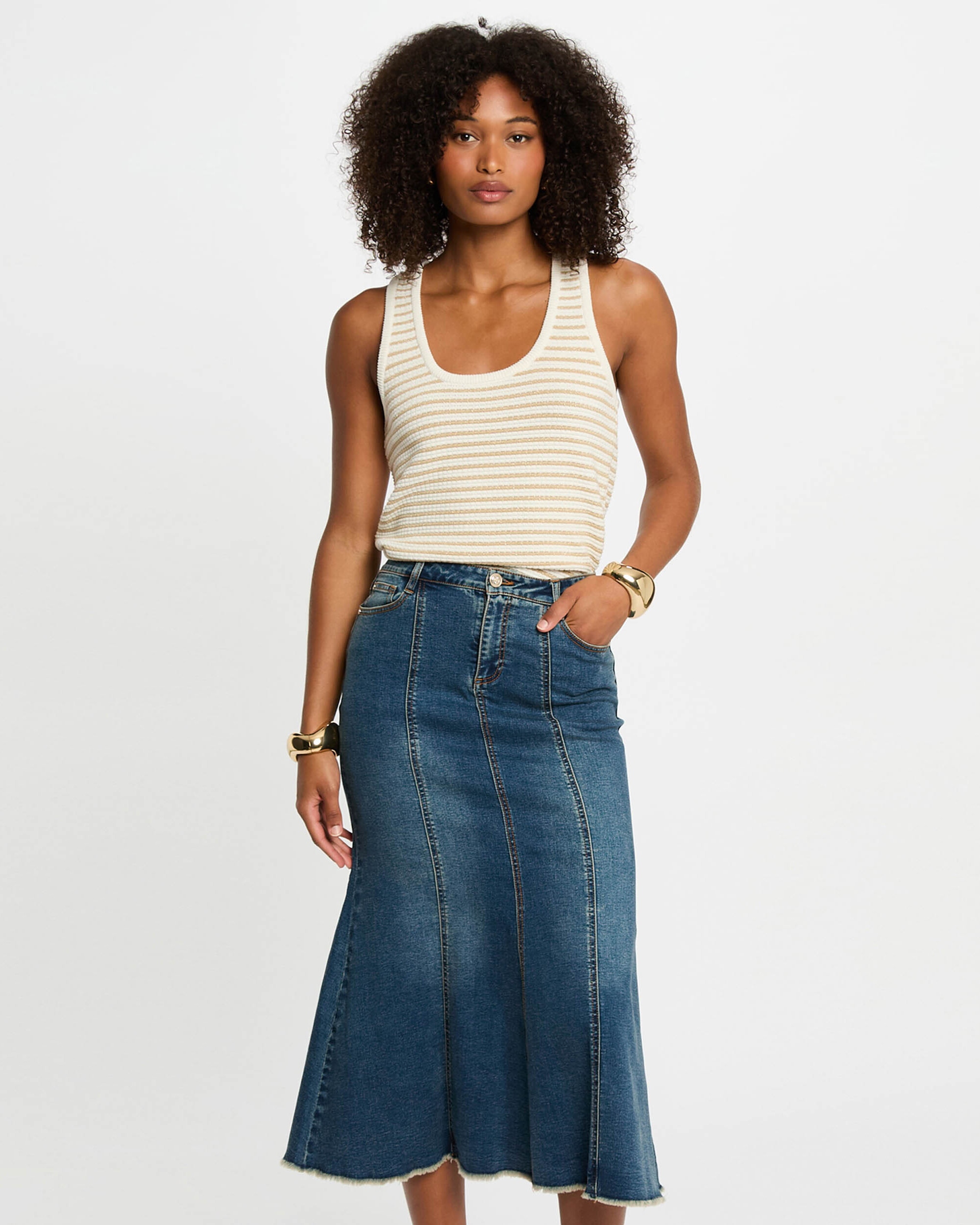 Imagem 0 de Top de Malha Às Riscas