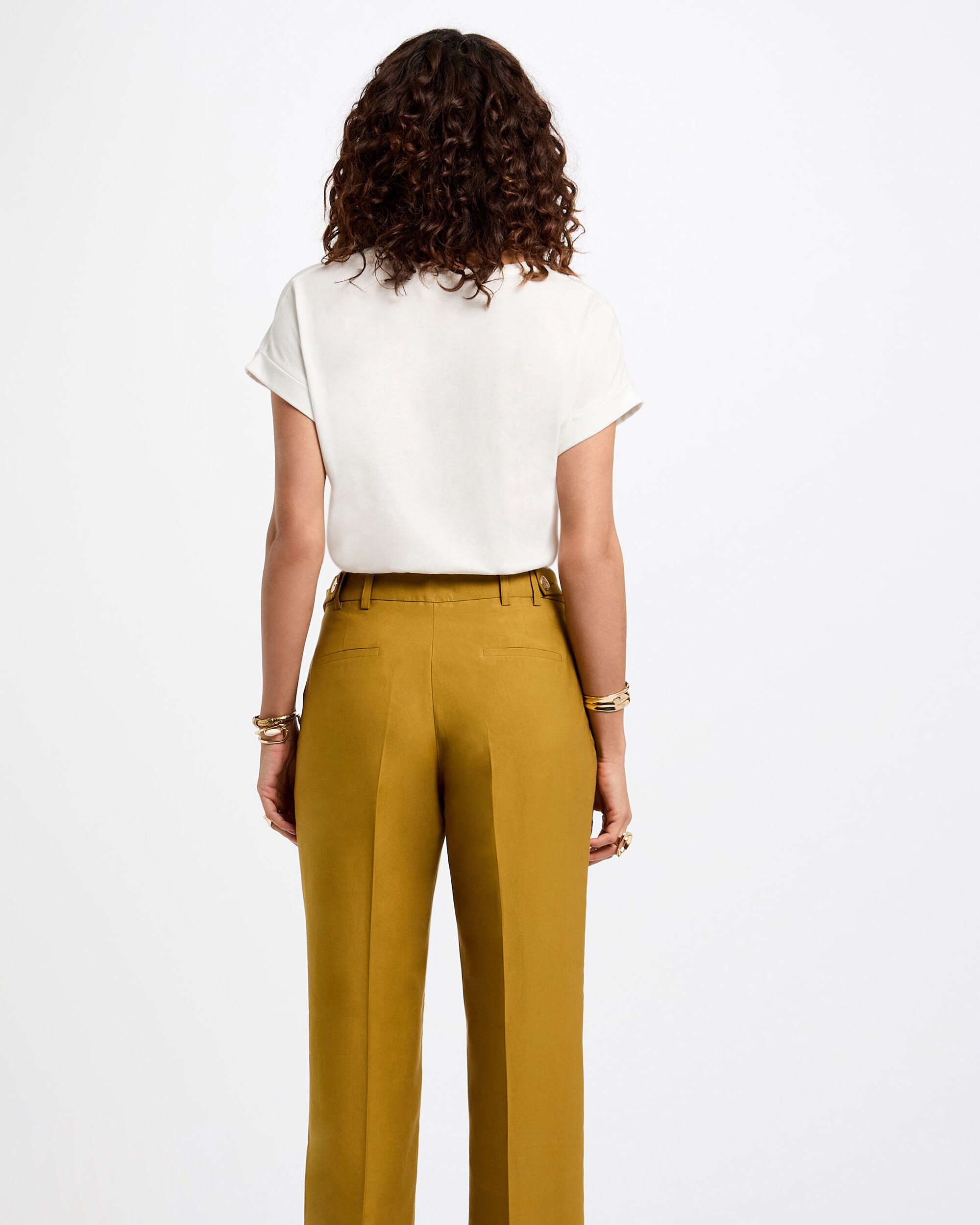 T-shirt com Mensagem Branco-3