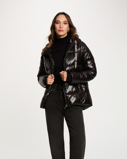 Imagem 0 de Plumífero Curto Brilhante