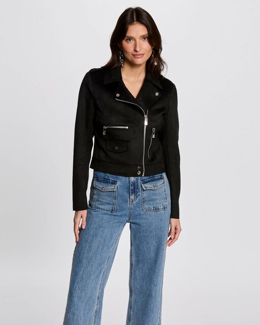 Imagem 0 de Casaco Curto em Camurcina