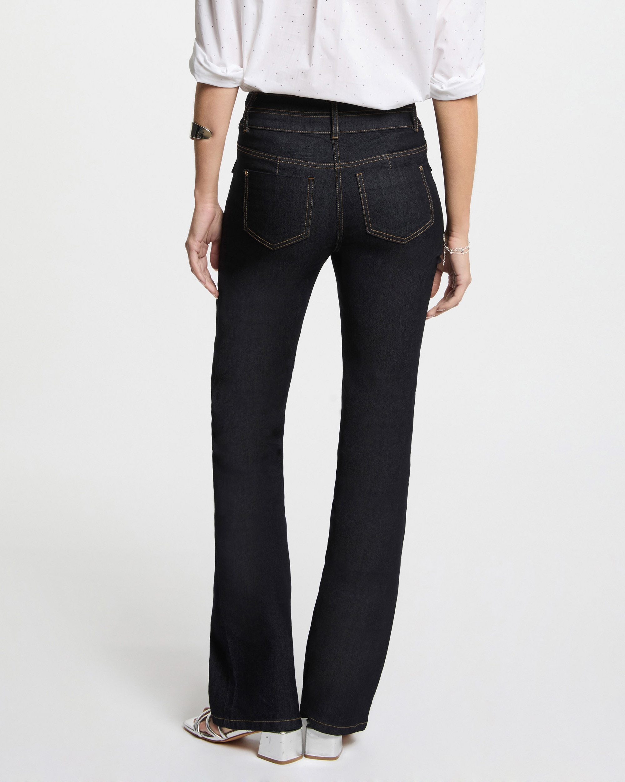 Jeans Boot - Cut Azul-escuro-3