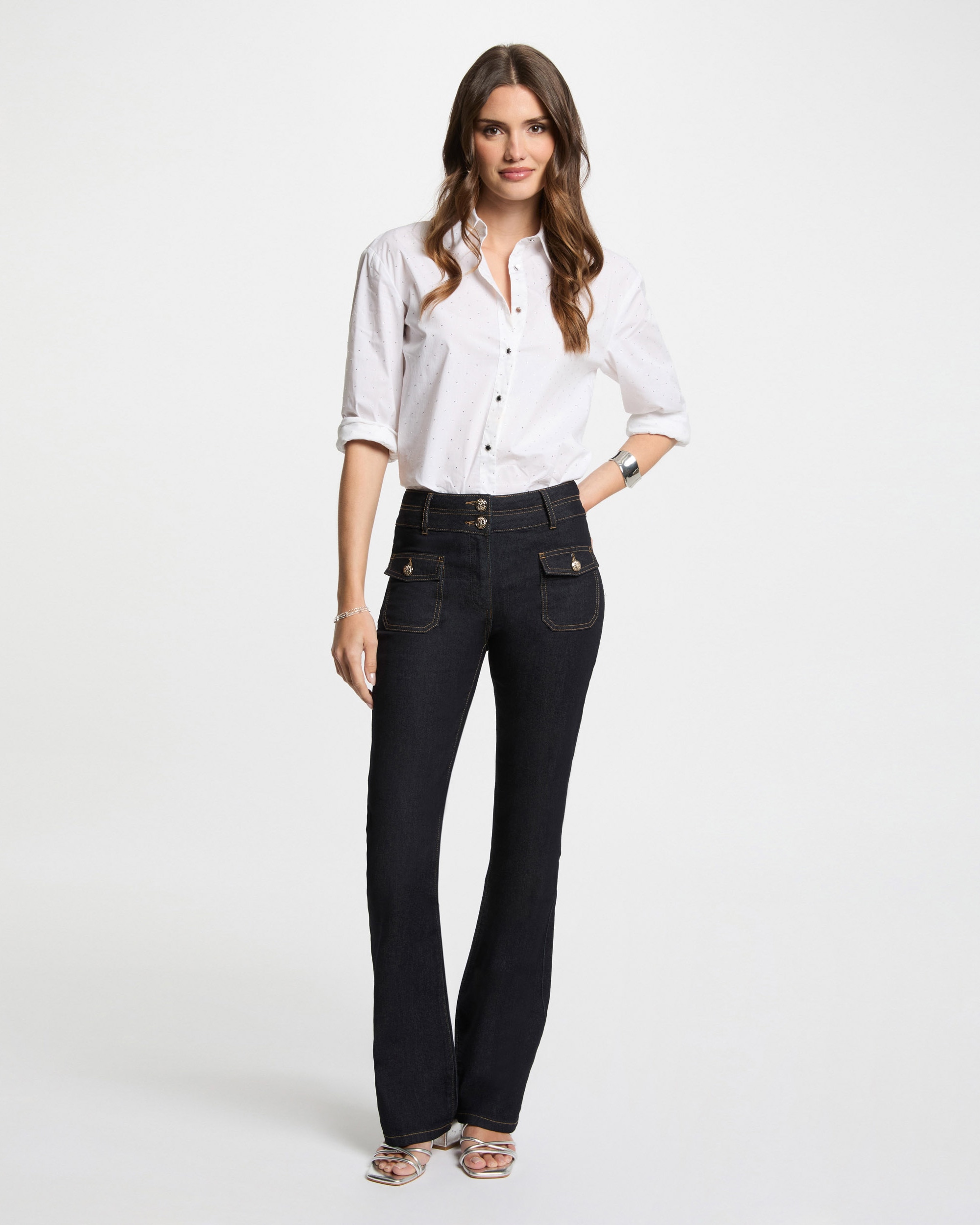 Jeans Boot - Cut Azul-escuro-4