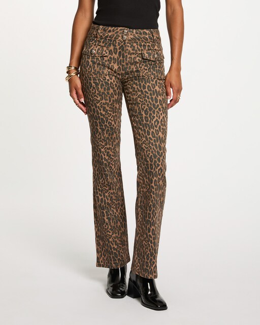 Imagem 0 de Jeans Bootcut de Cintura Subida