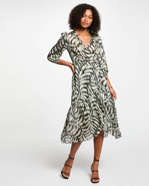 Imagem 0 de Vestido Midi Estampado