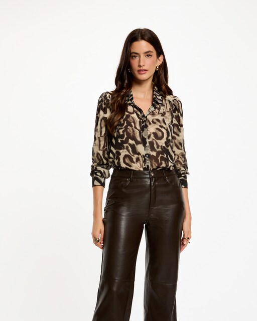 Imagem 0 de Camisa de Gase Estampada