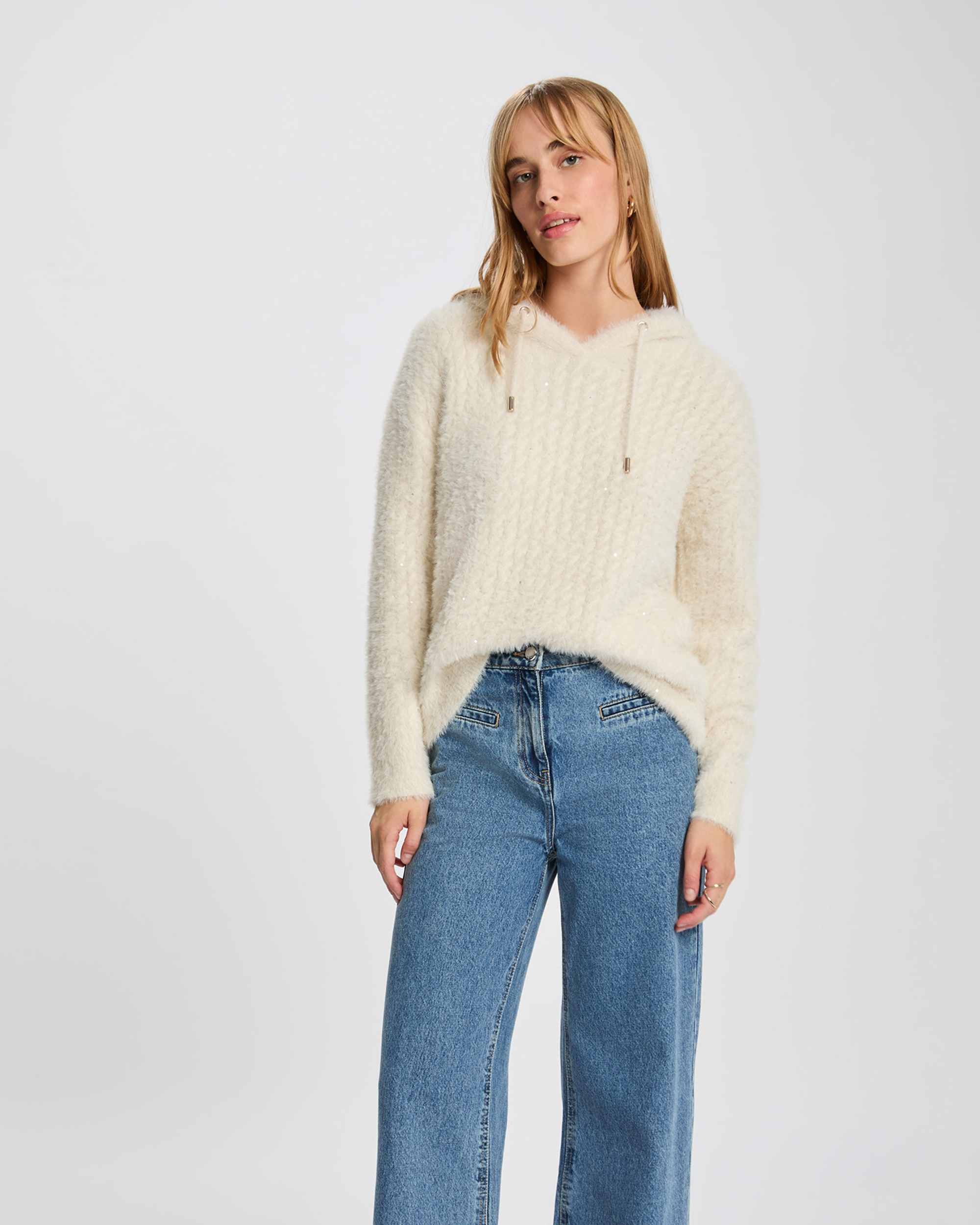 Imagem 0 de Camisola com Capuz e Lantejoulas