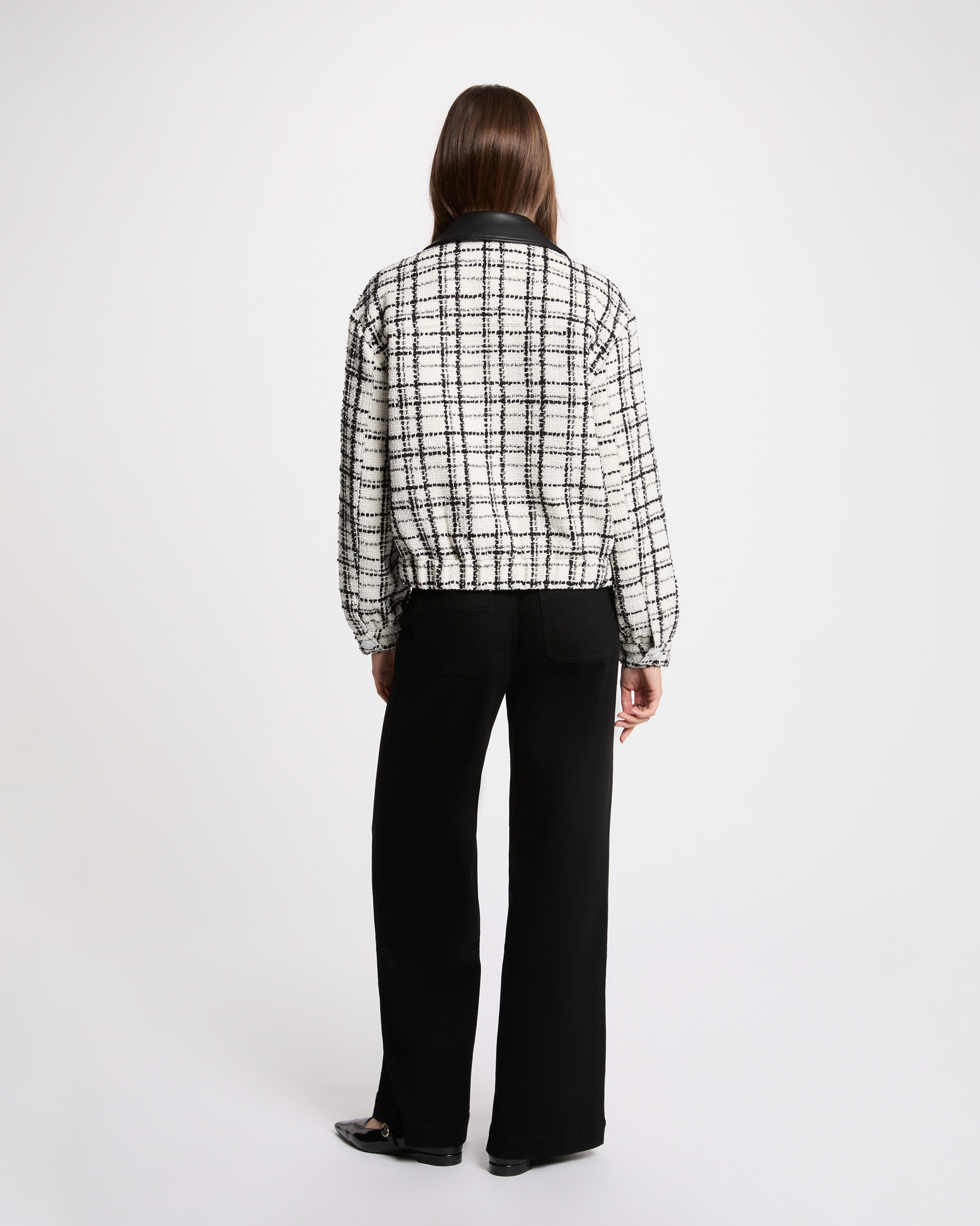 Casaco Oversize de Tweed Multicolor-3