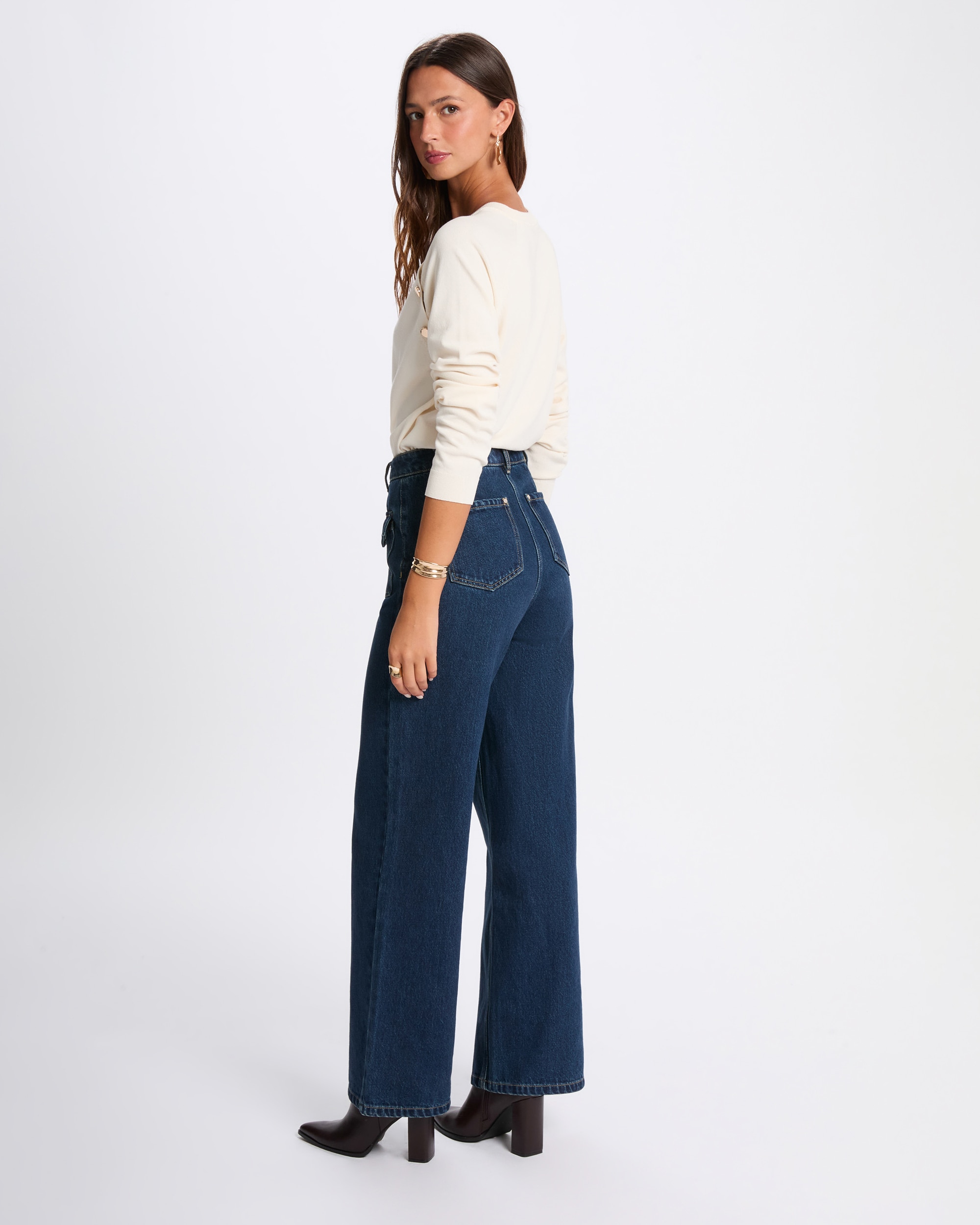 Camisola Fina Ajustada Creme-3