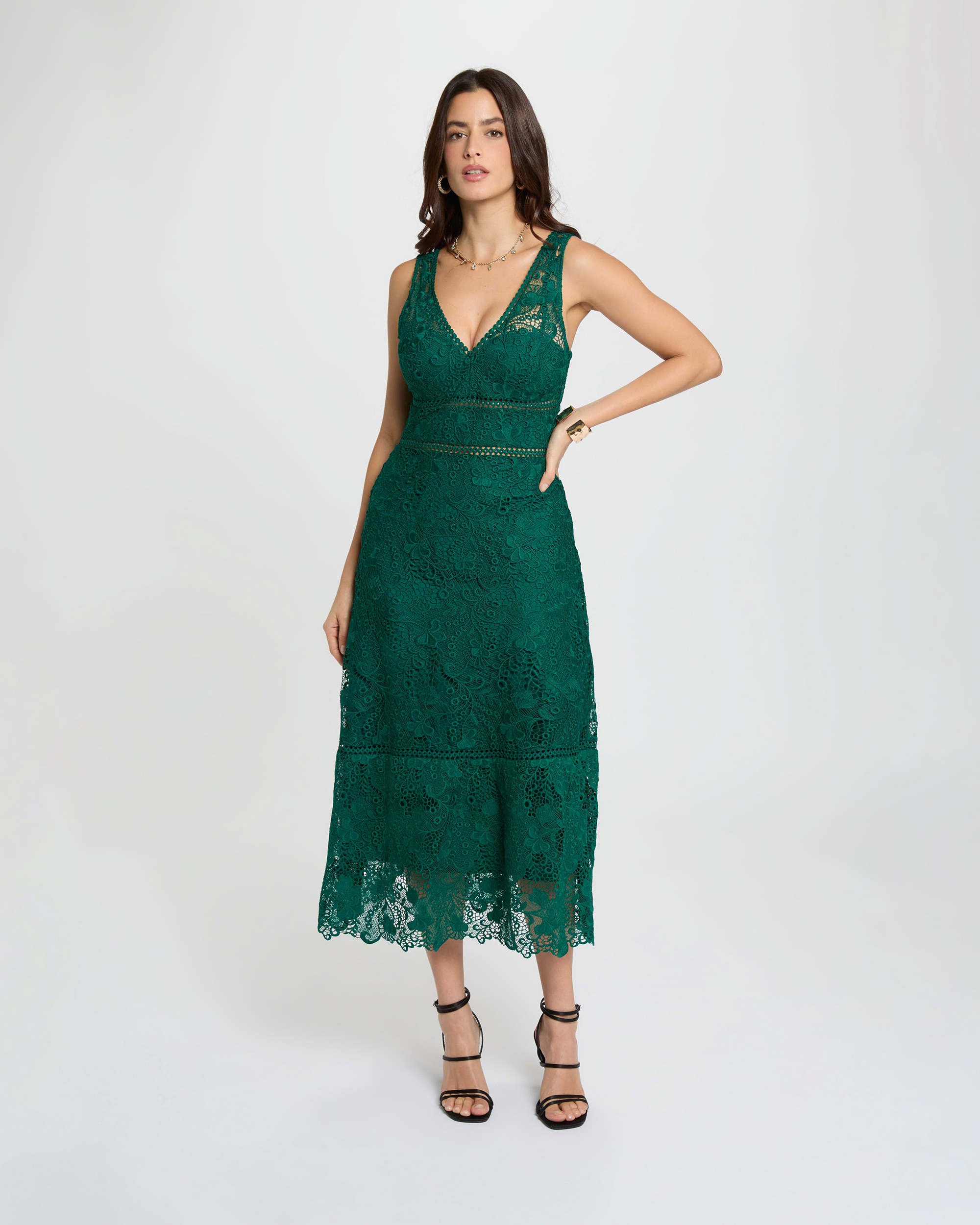 Imagem 0 de Vestido Comprido de Renda