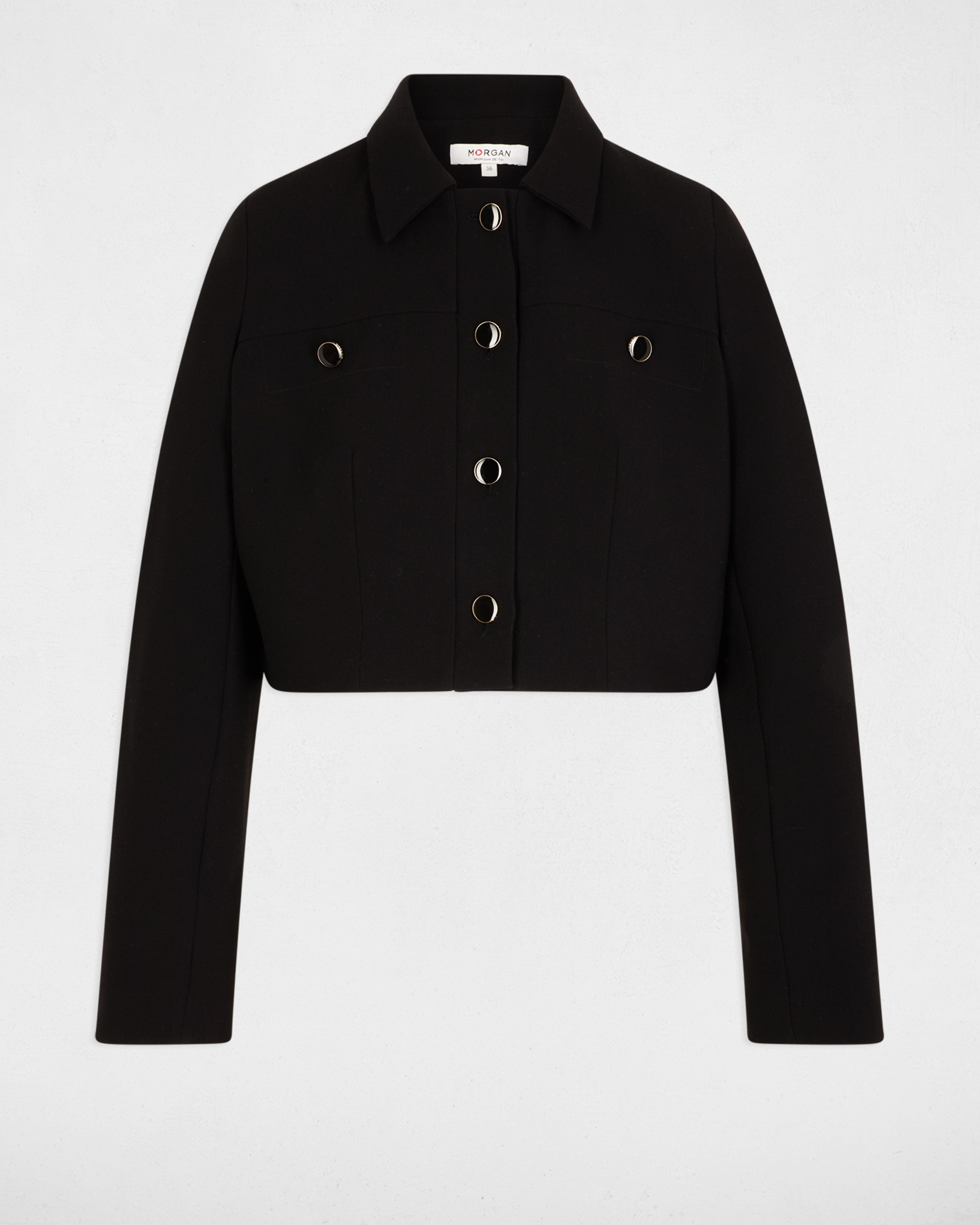 Casaco Ajustado Preto-2