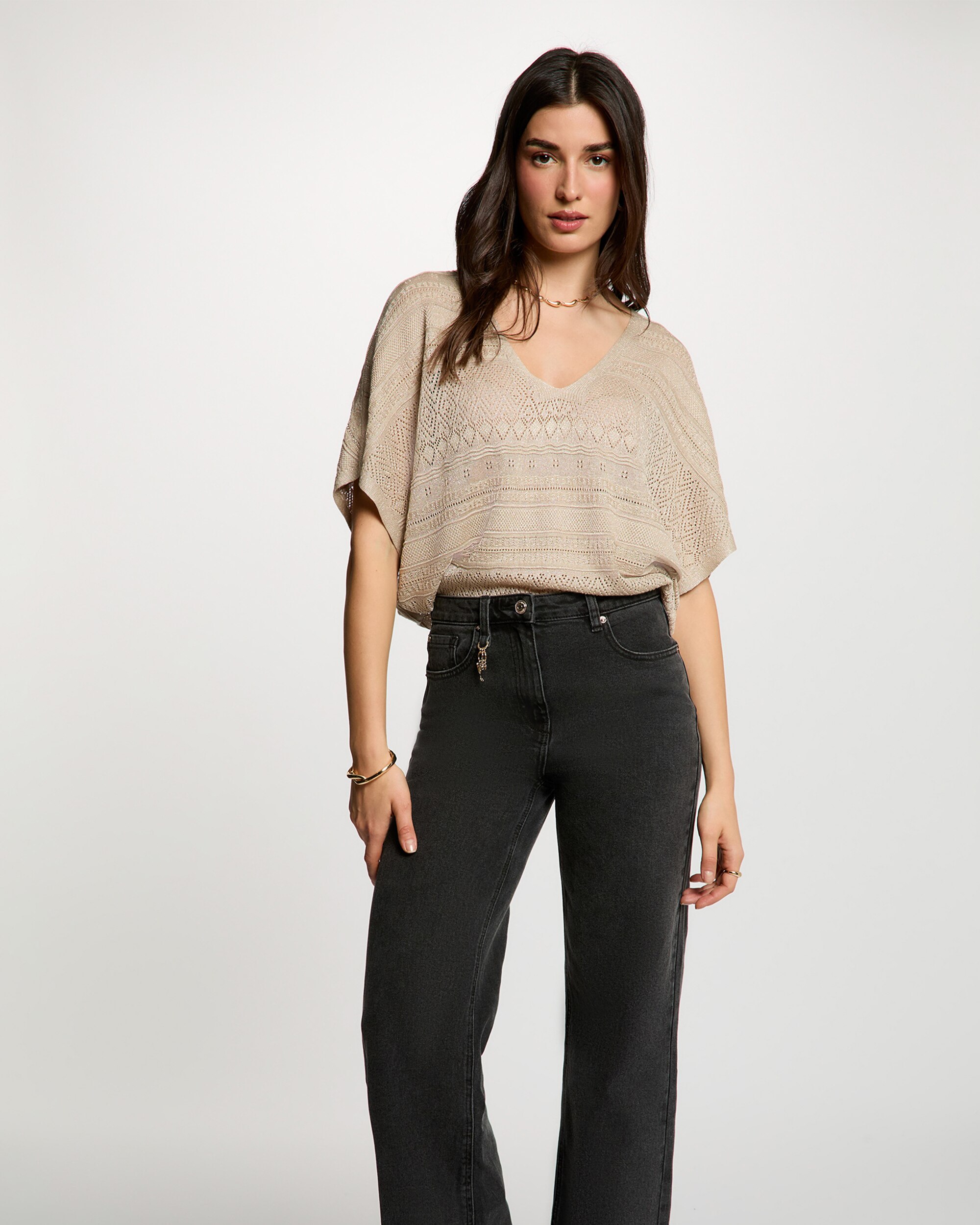 Imagem 0 de Camisola Oversize em Malha Leve