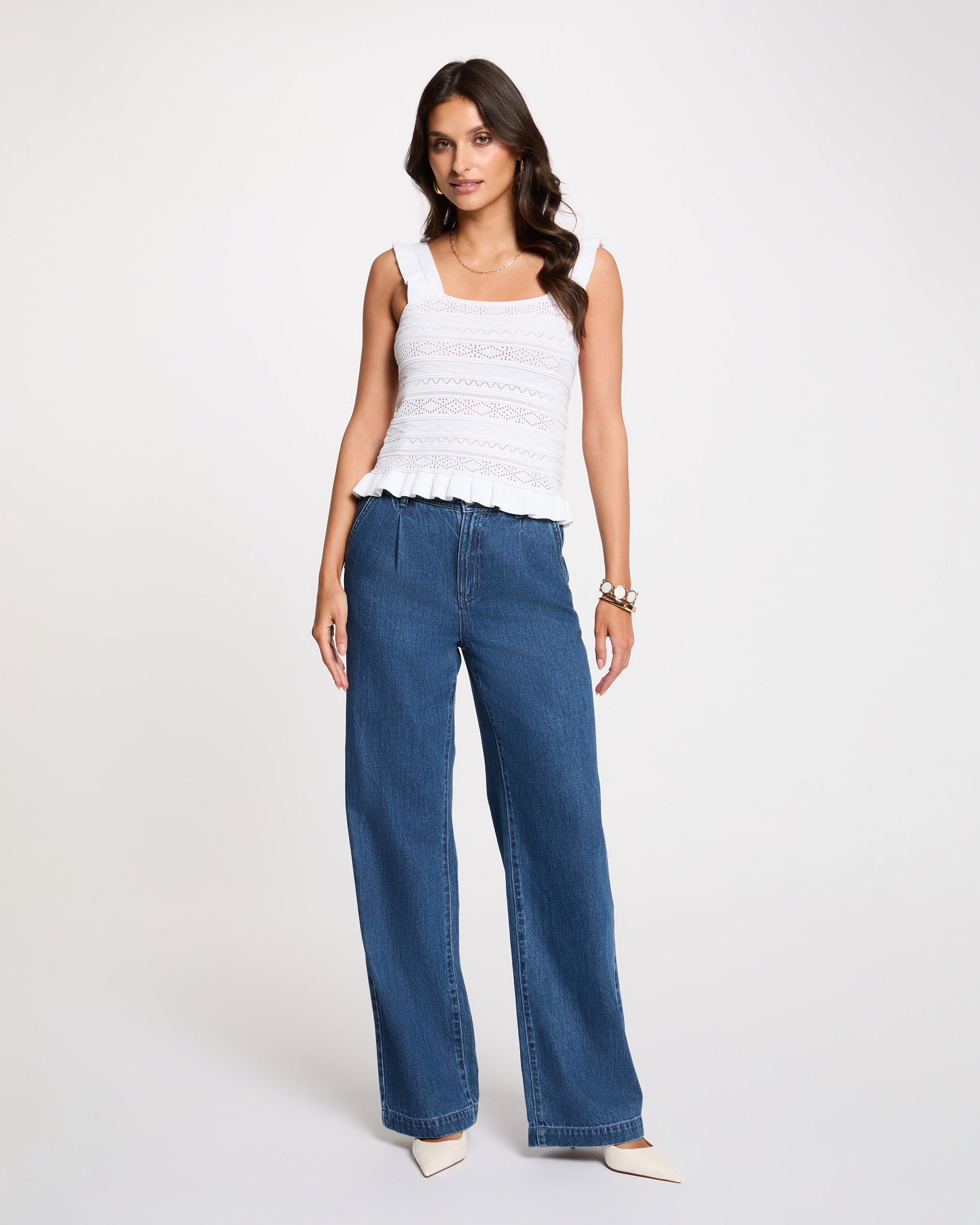 Top Ajustado Efeito Renda Branco-4