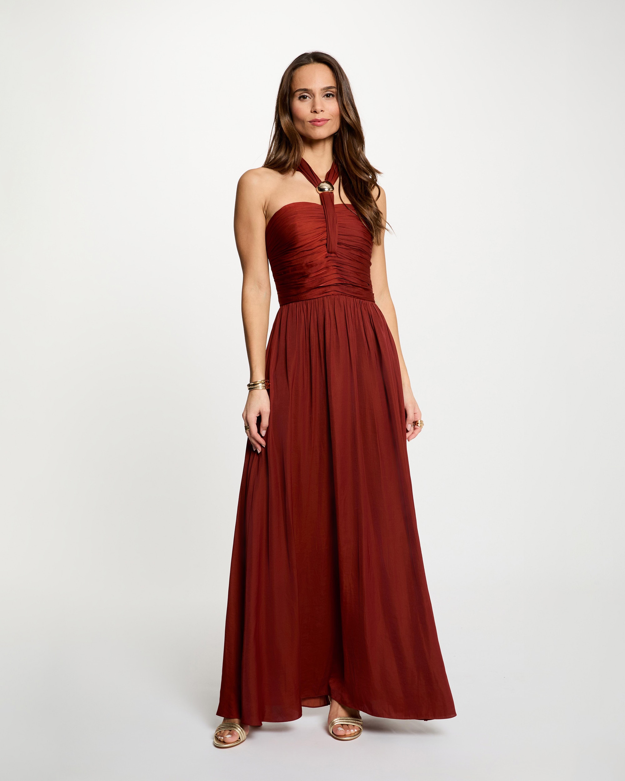 Imagem 0 de Vestido Comprido com Fecho de Laço e Charm