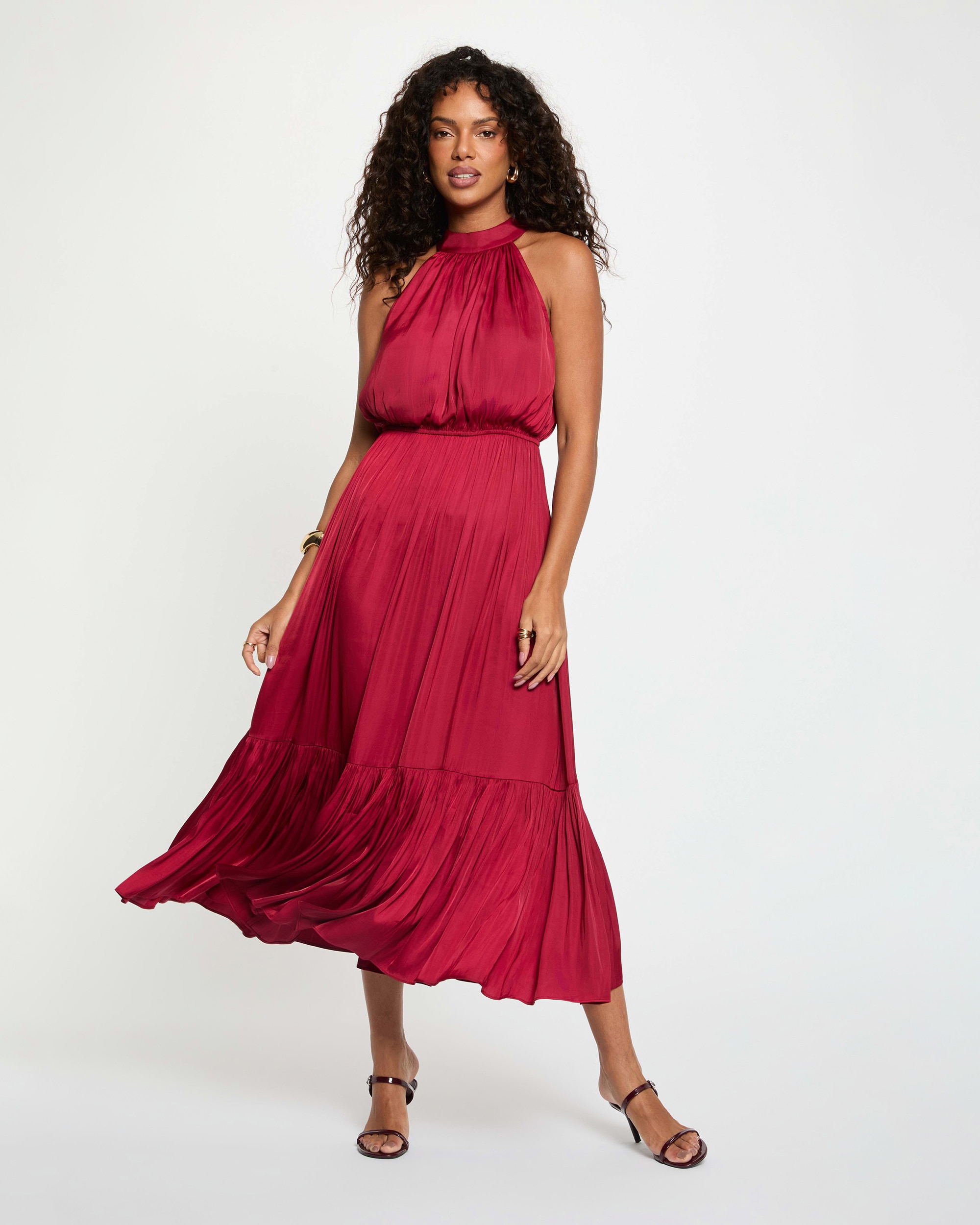 Imagem 0 de Vestido Comprido com Decote Halter