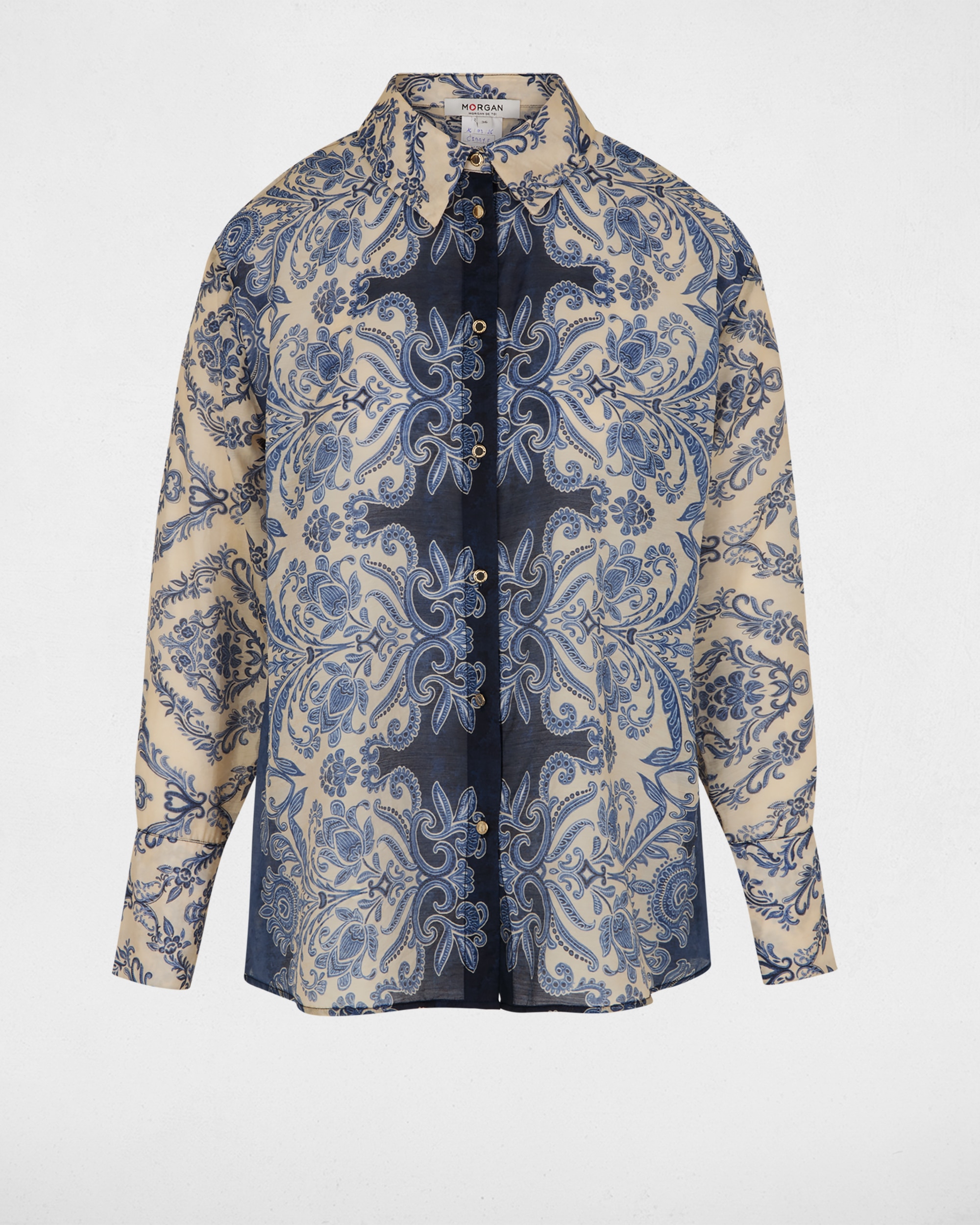 Camisa com Estampado Multicolor-2