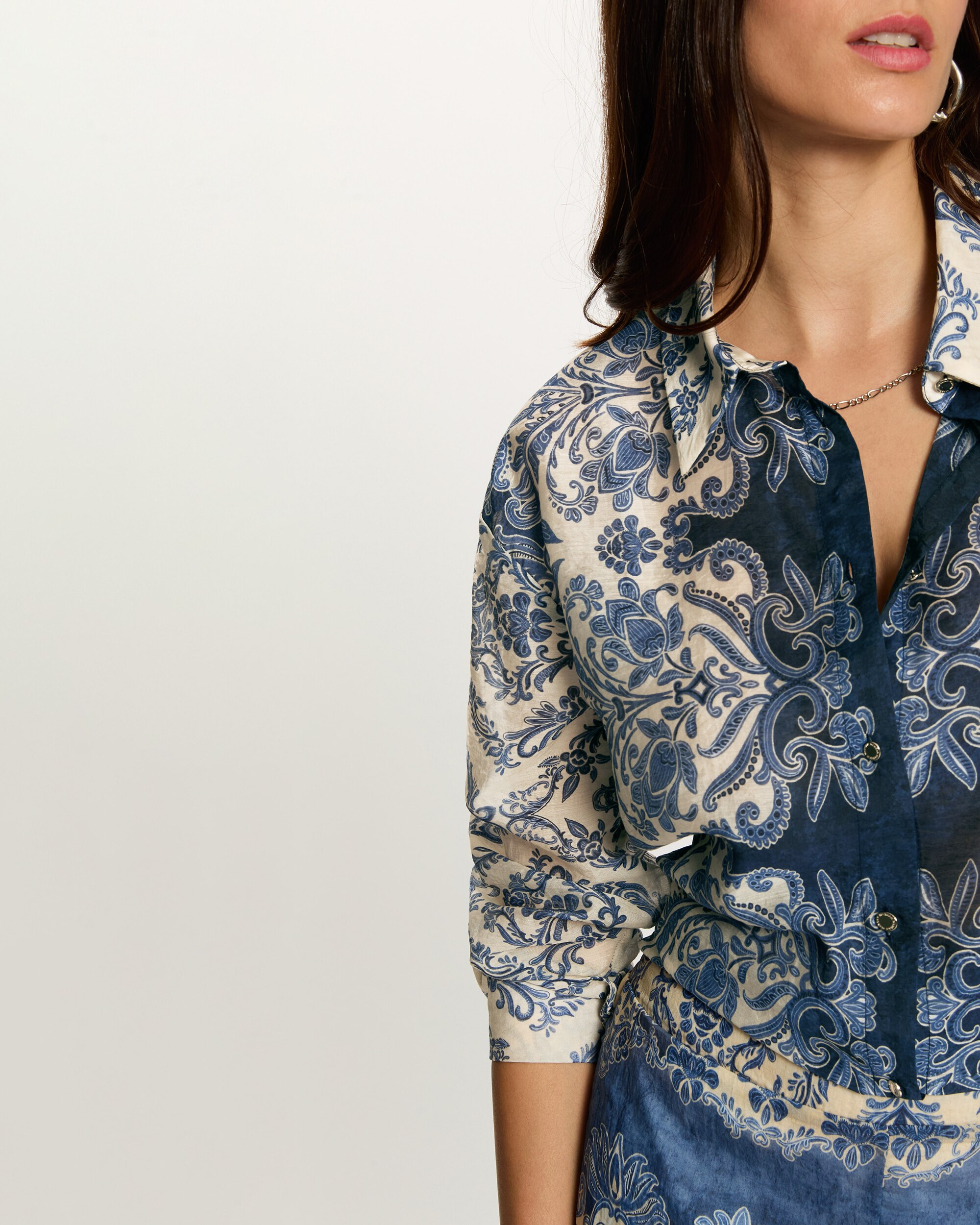 Camisa com Estampado Multicolor-5