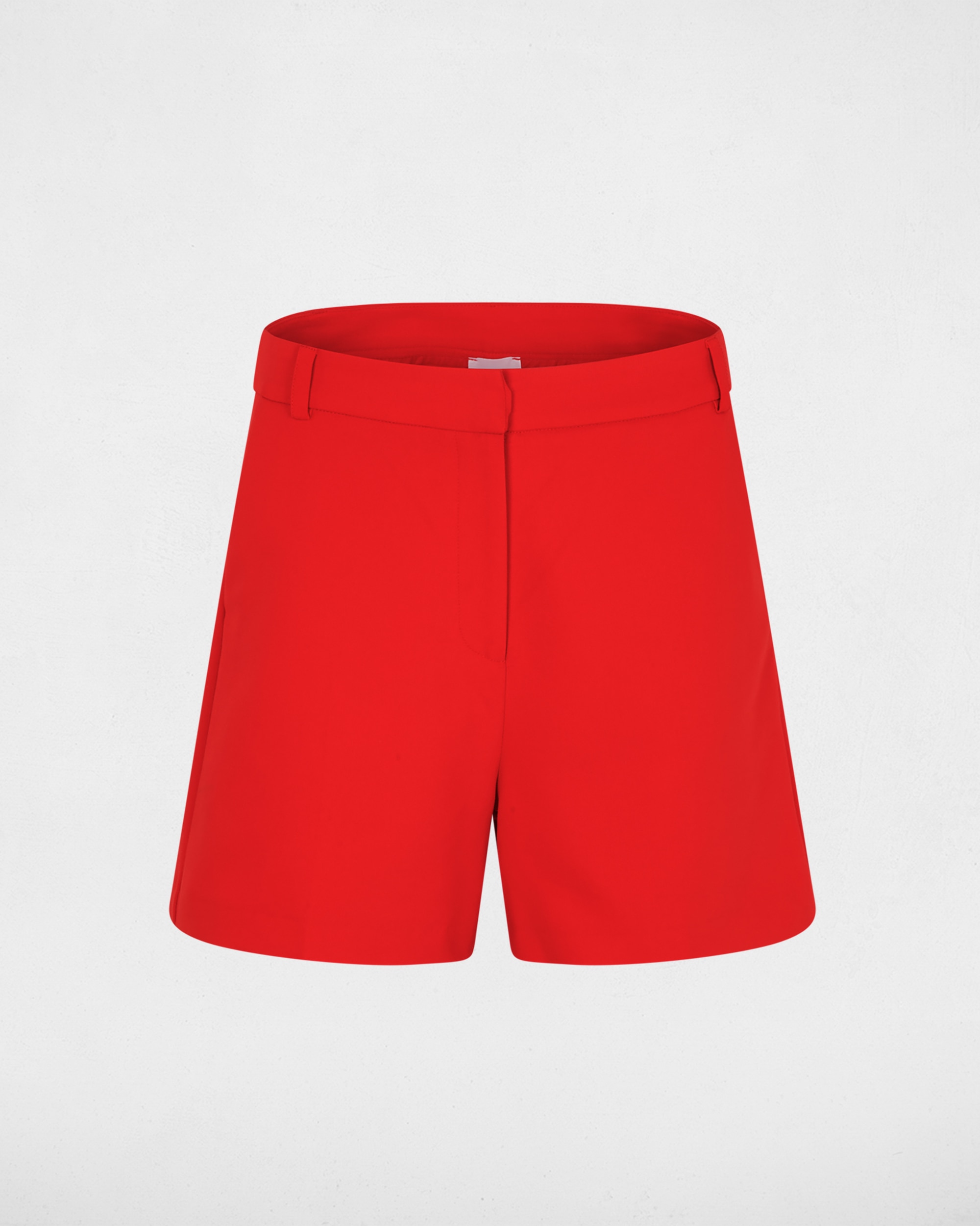 Shorts de Cintura Subida Vermelho-2