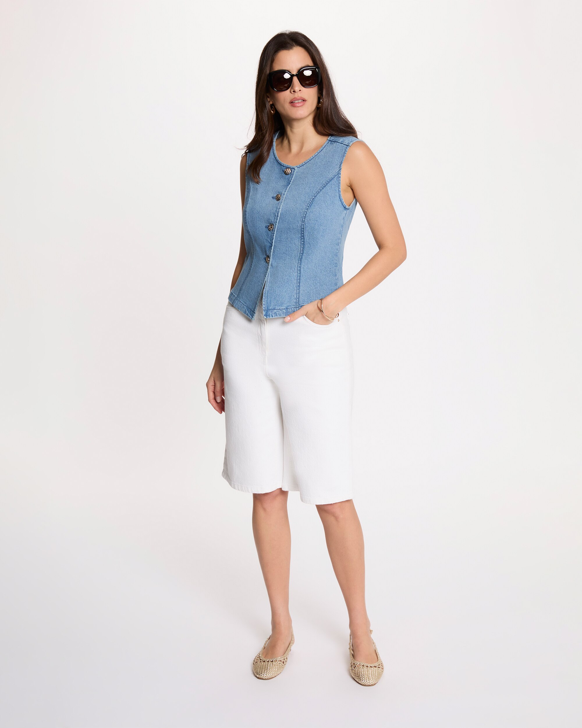 Colete Jeans Ajustado Azul-ganga-4