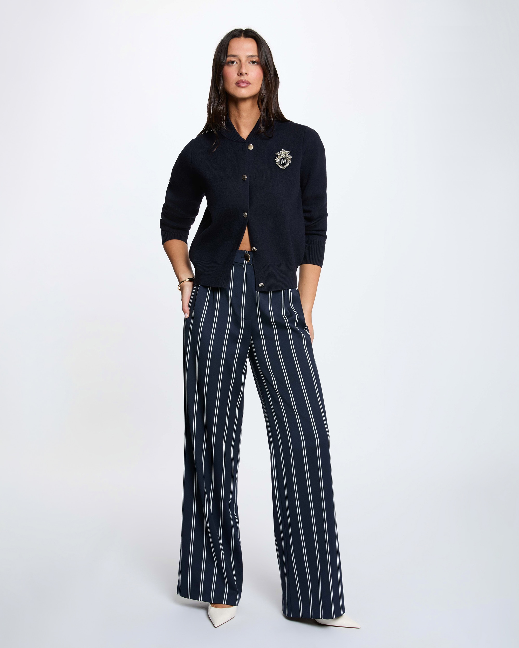 Camisola com Fecho de Botões Azul-marinho-4