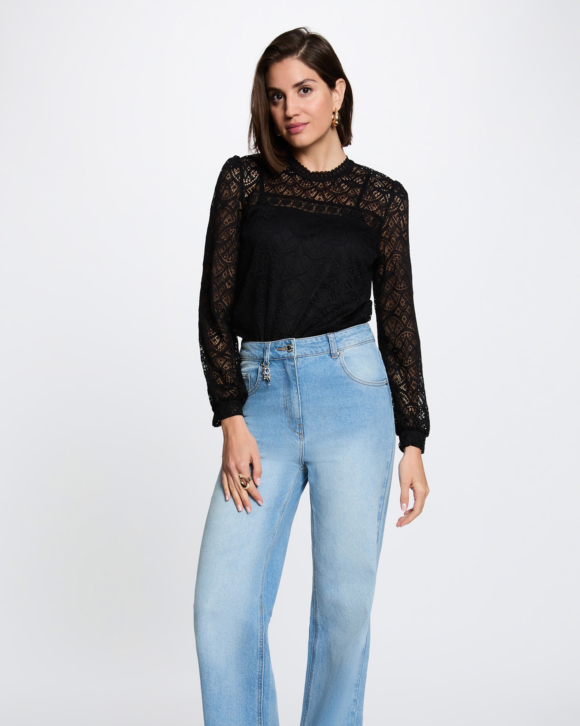 Imagem 0 de T-shirt com Renda
