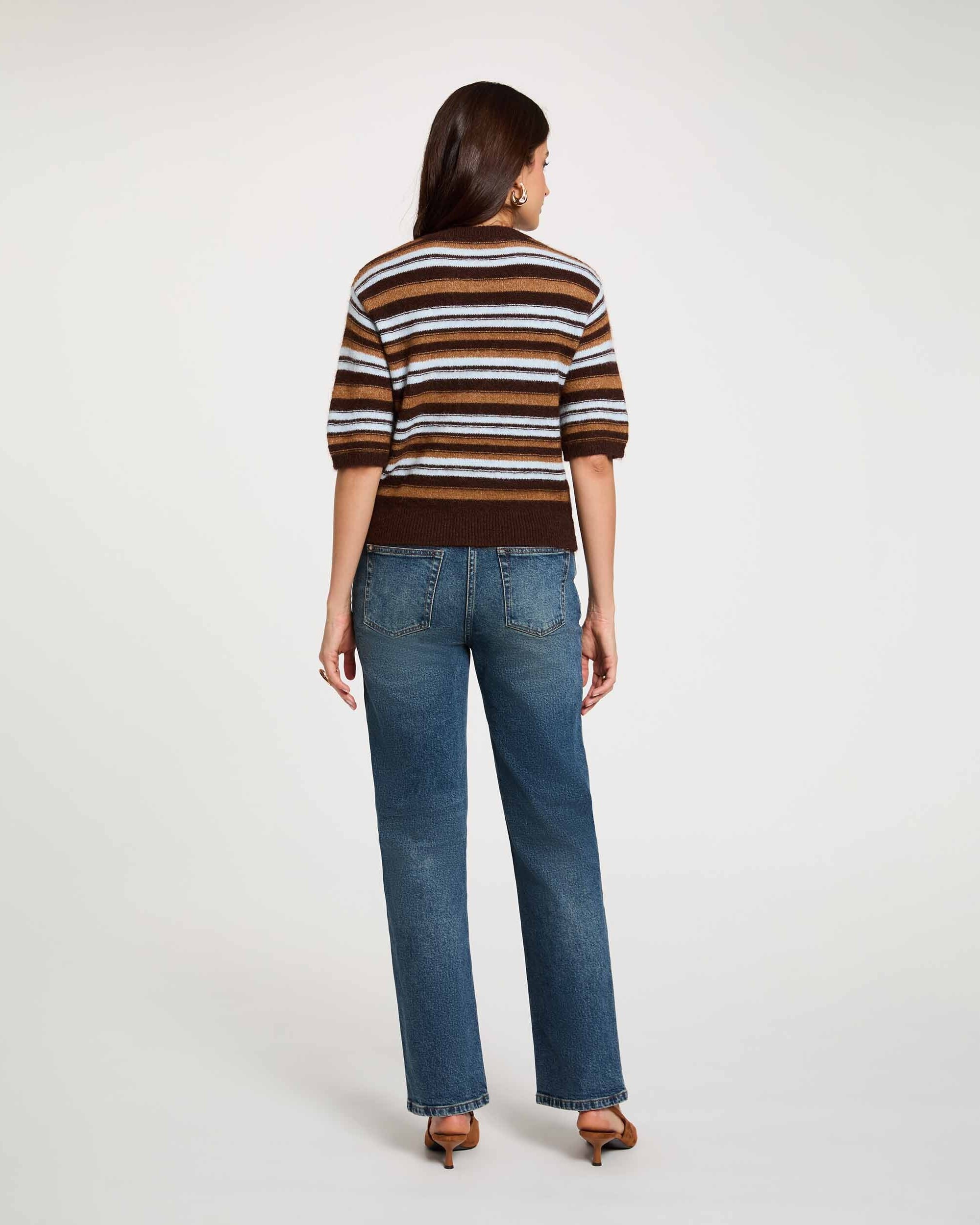 Jeans Straight 5 Bolsos Azul denim-3
