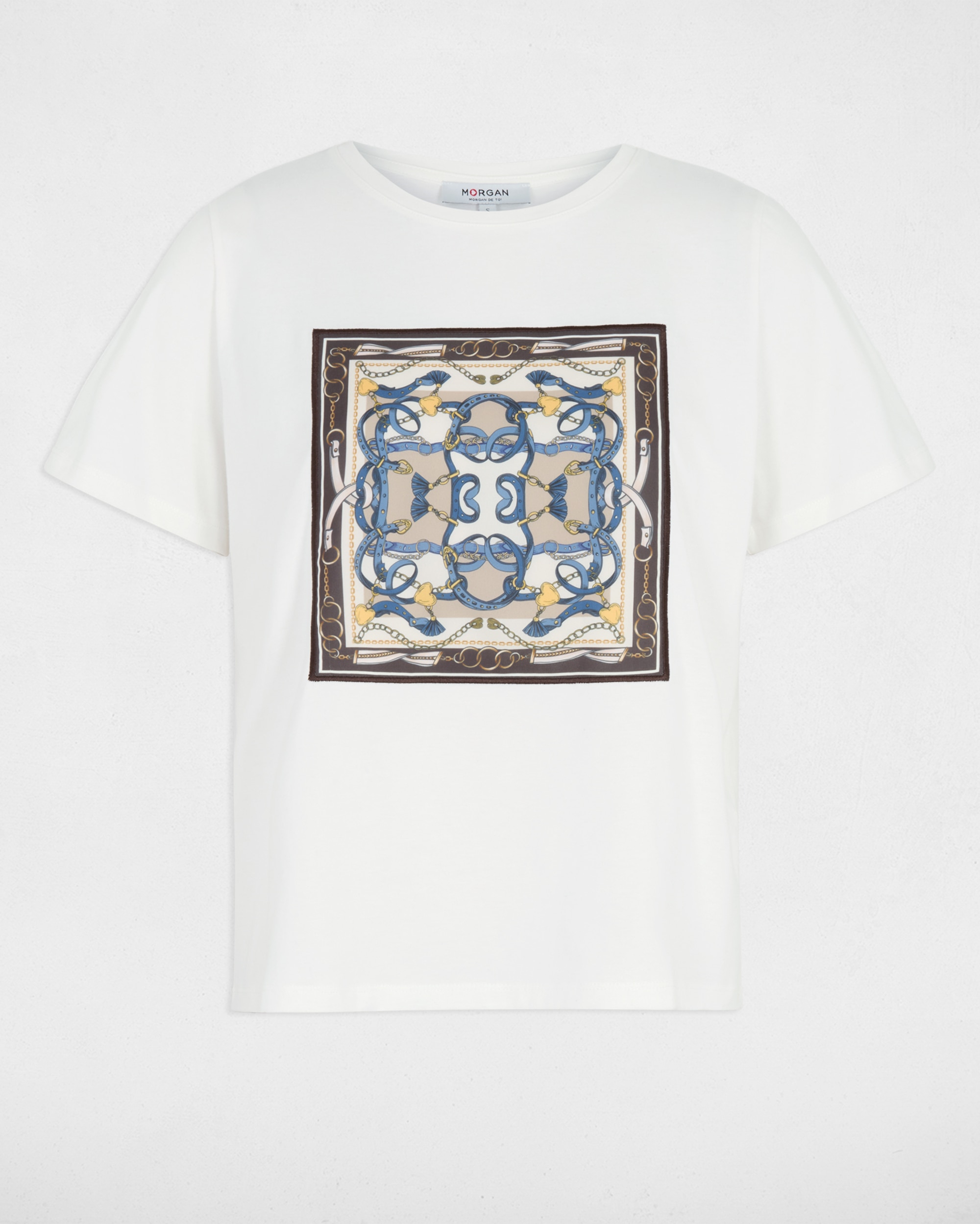T-shirt com Logo Branco-2
