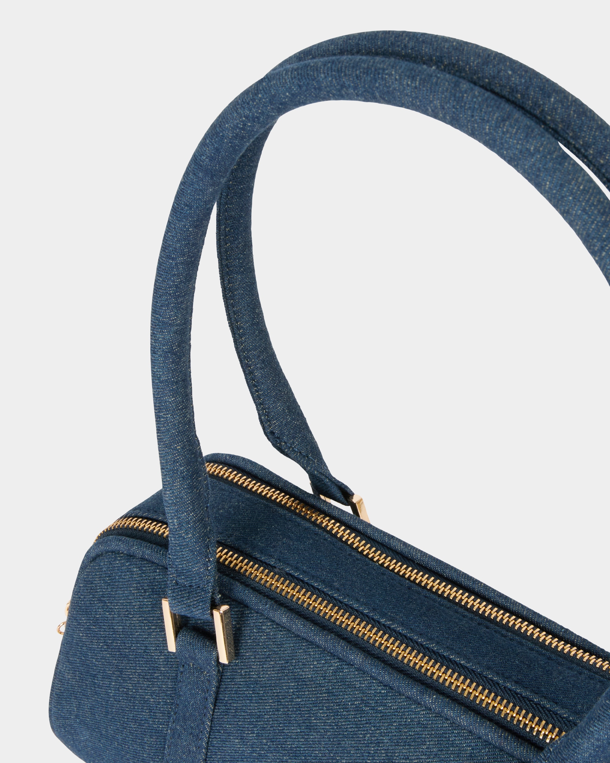 Mala de Ombro em Denim Azul denim-2